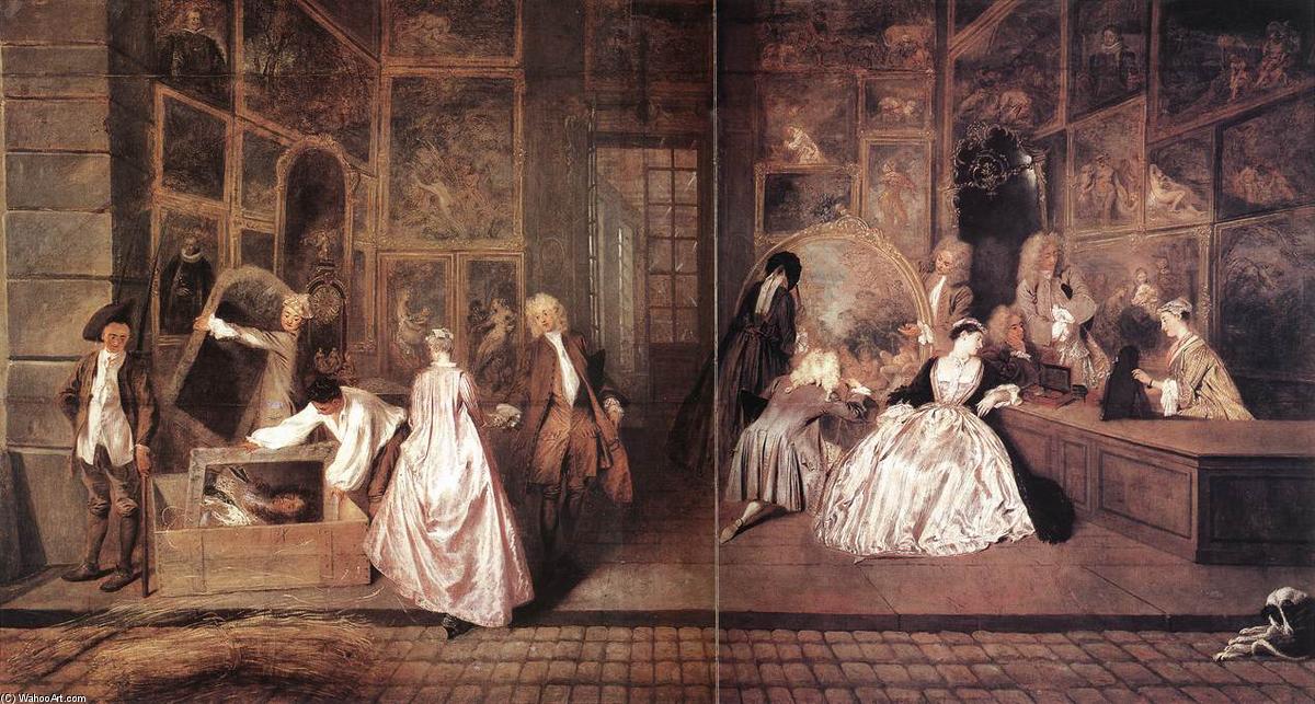 La Señal De Gersaint — Jean-antoine Watteau
