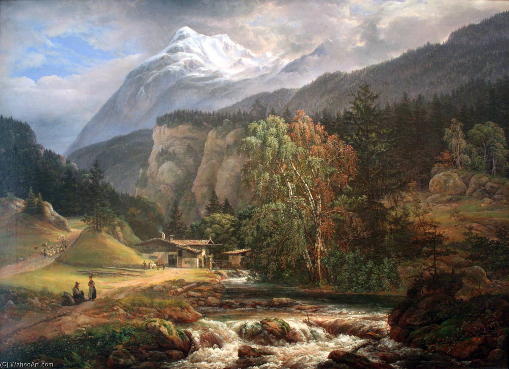 Alpine Landscape — Johan Christian Dahl
