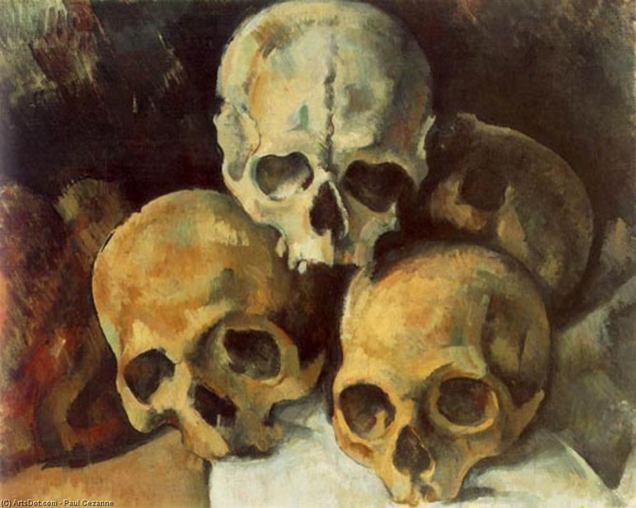 Piramide Di Teschi — Paul Cézanne
