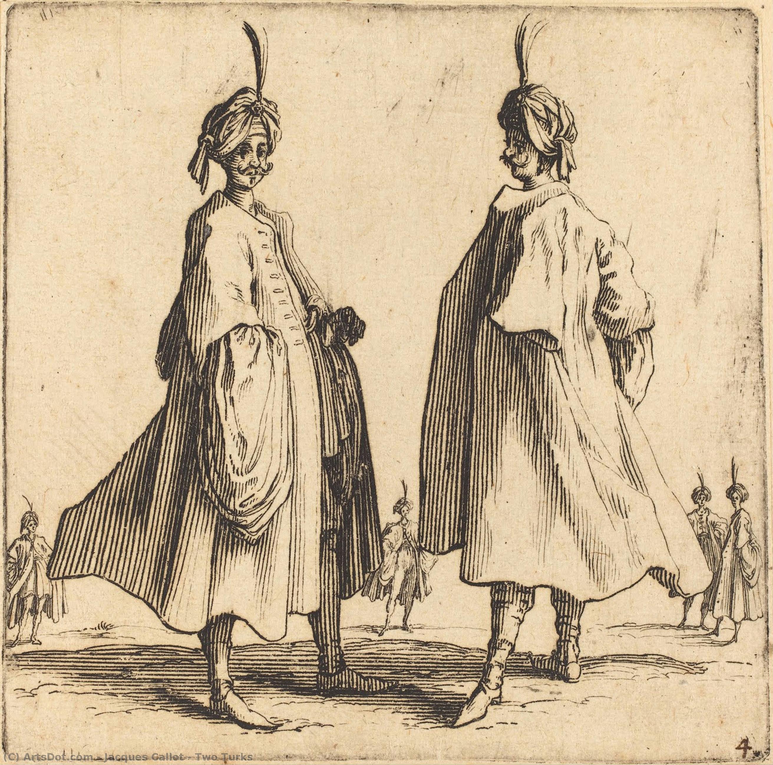 Two Turks — Jacques Callot