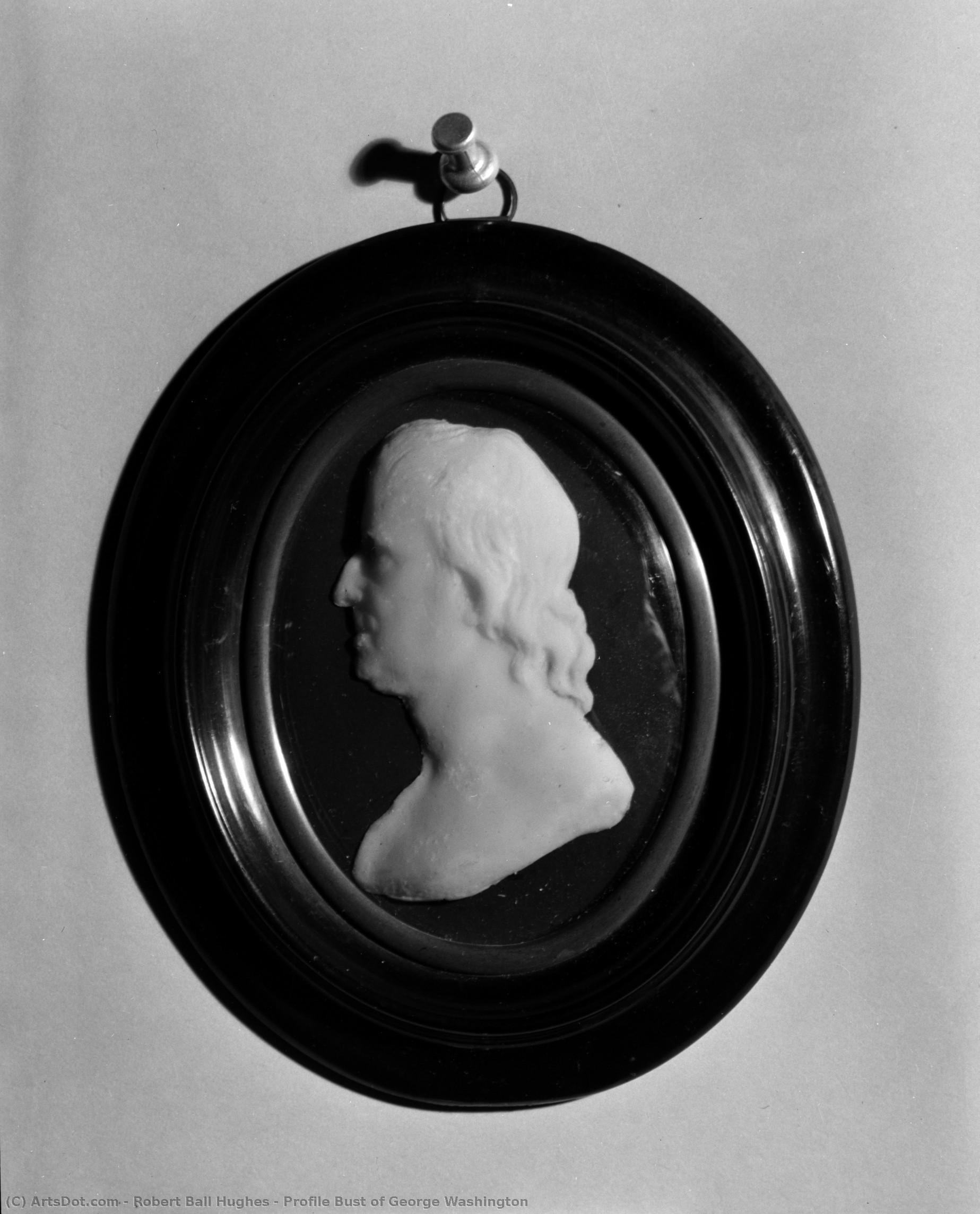Profilbuste Af George Washington — Robert Ball Hughes