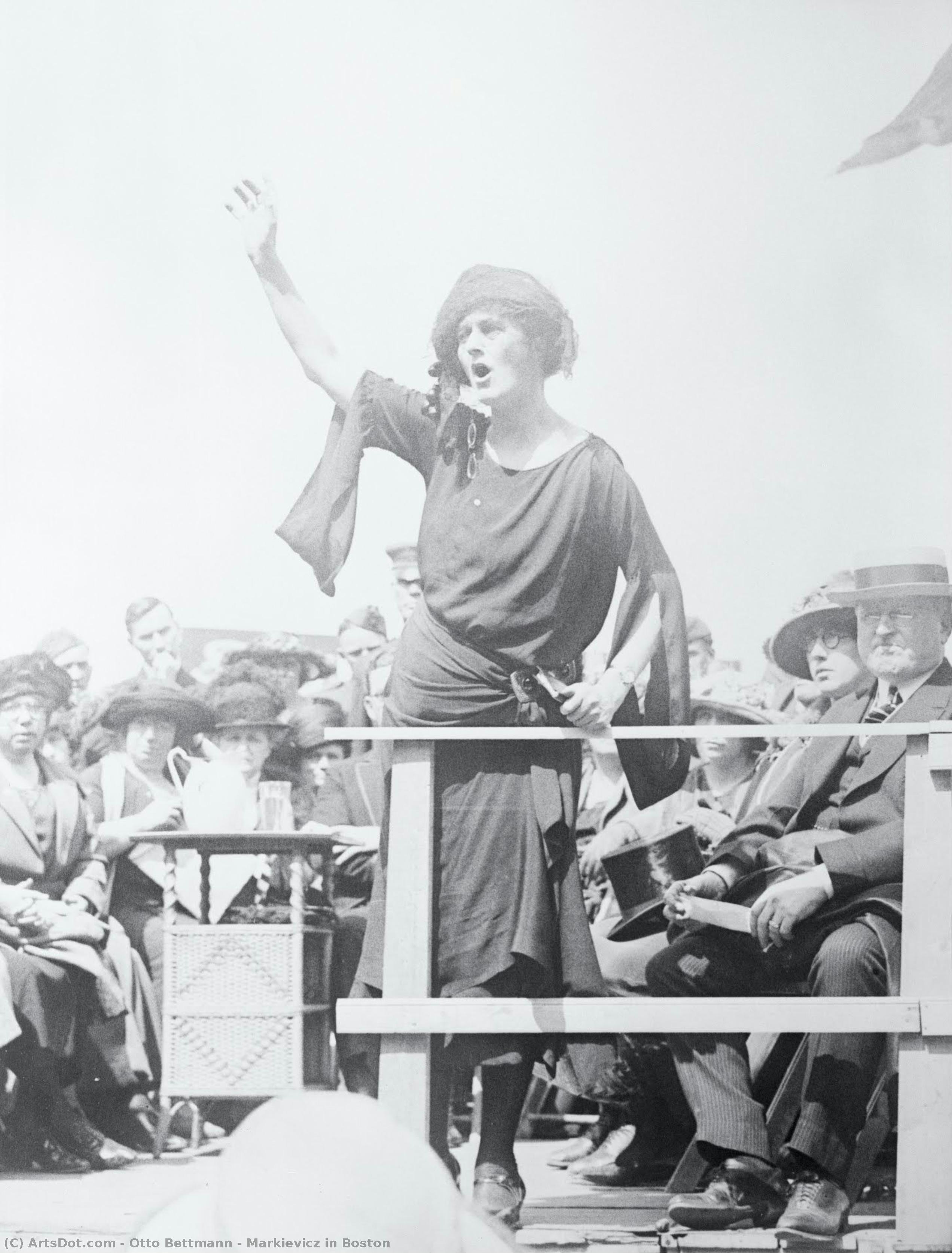 Markievicz In Boston — Otto Bettmann
