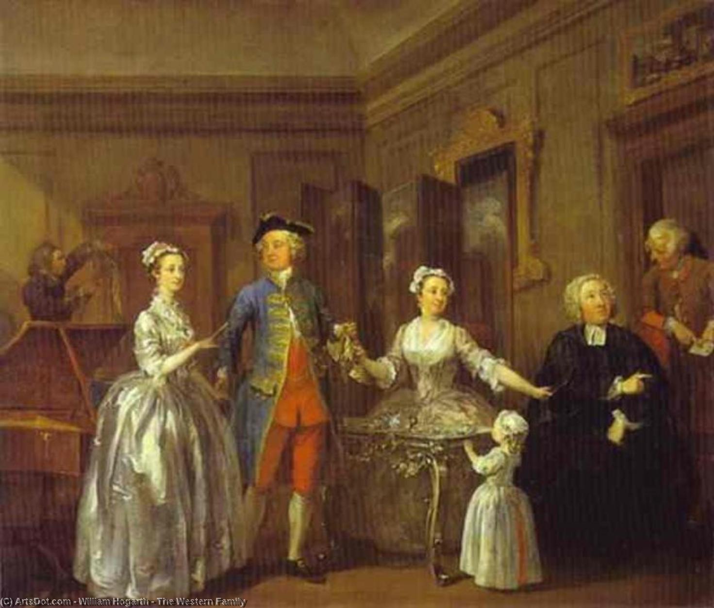 La Famiglia Occidentale — William Hogarth