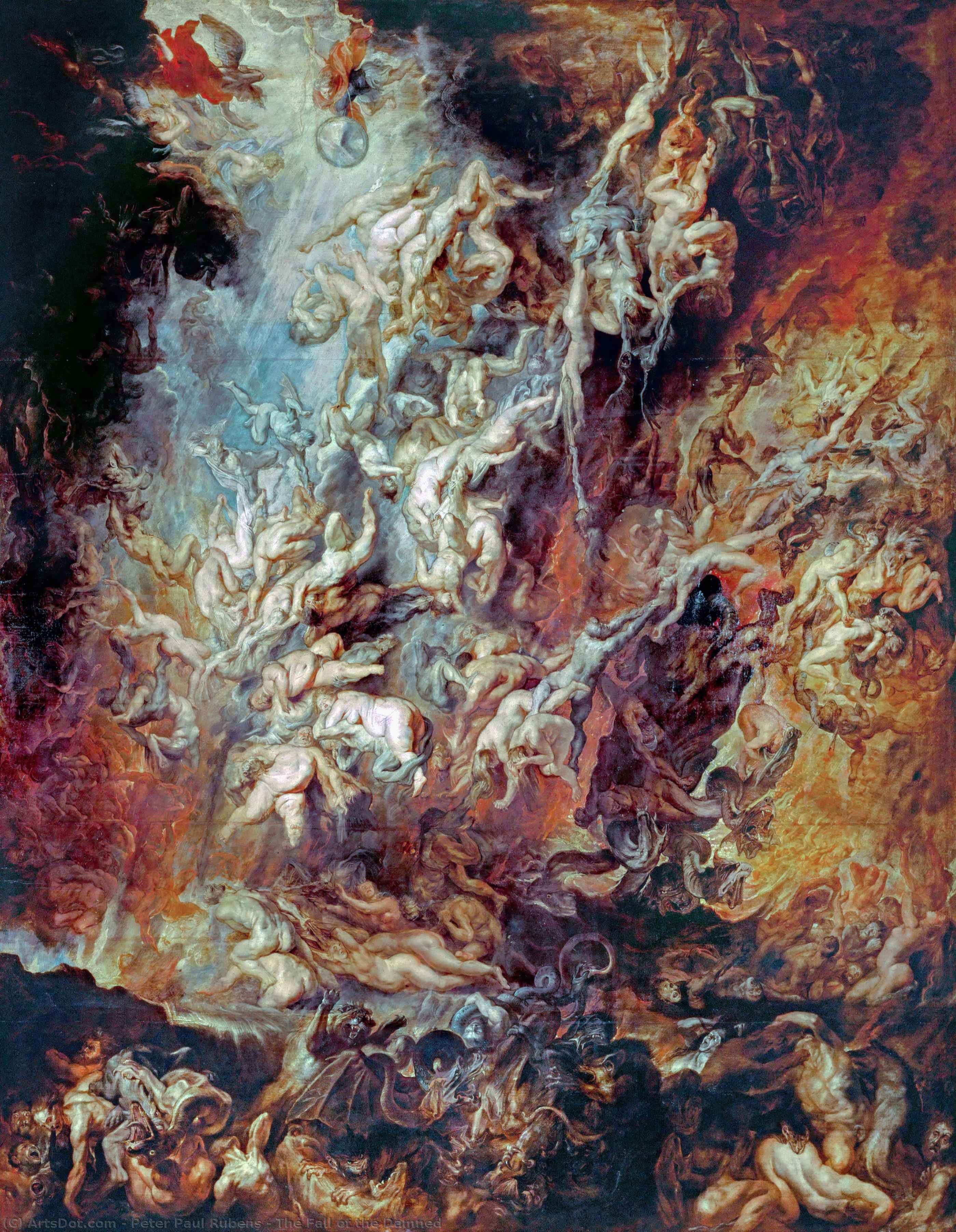 Fallet Til De Fordømte — Peter Paul Rubens