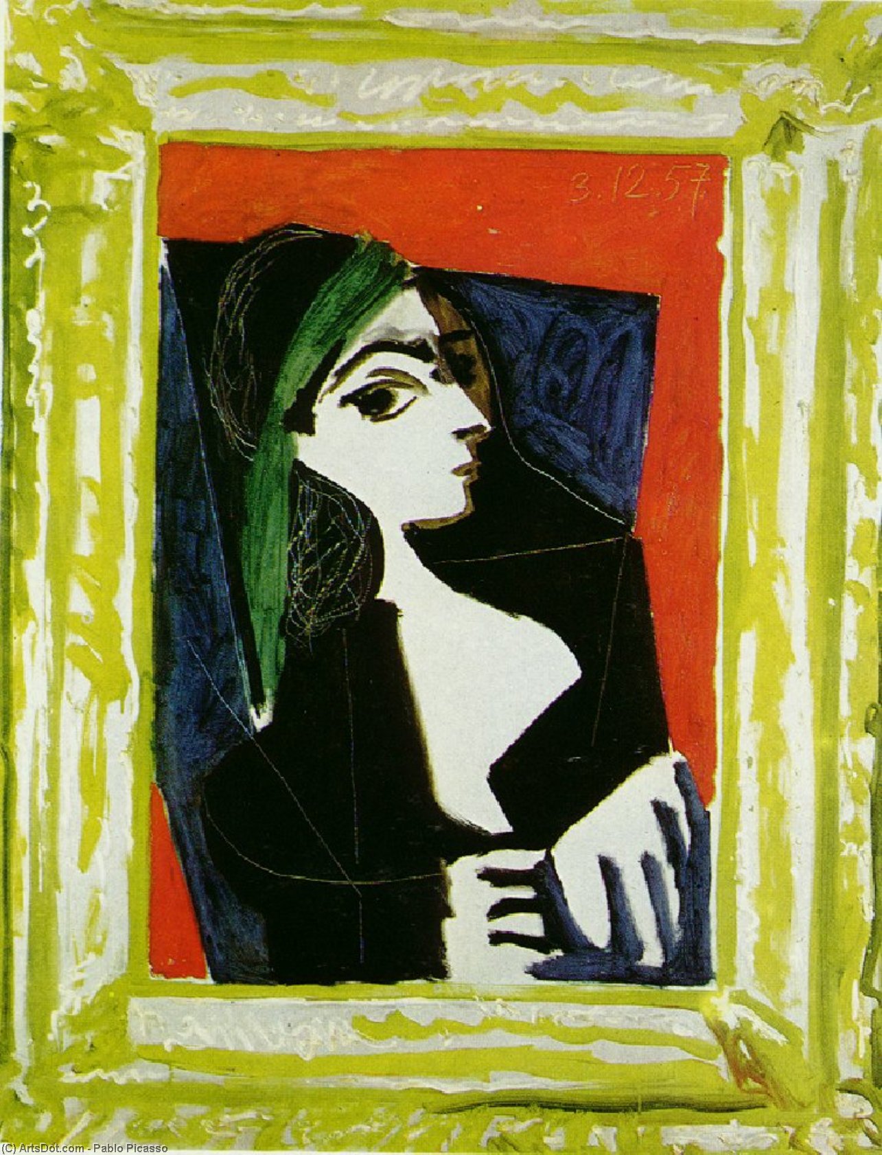 Portrait De Jacqueline — Pablo Picasso