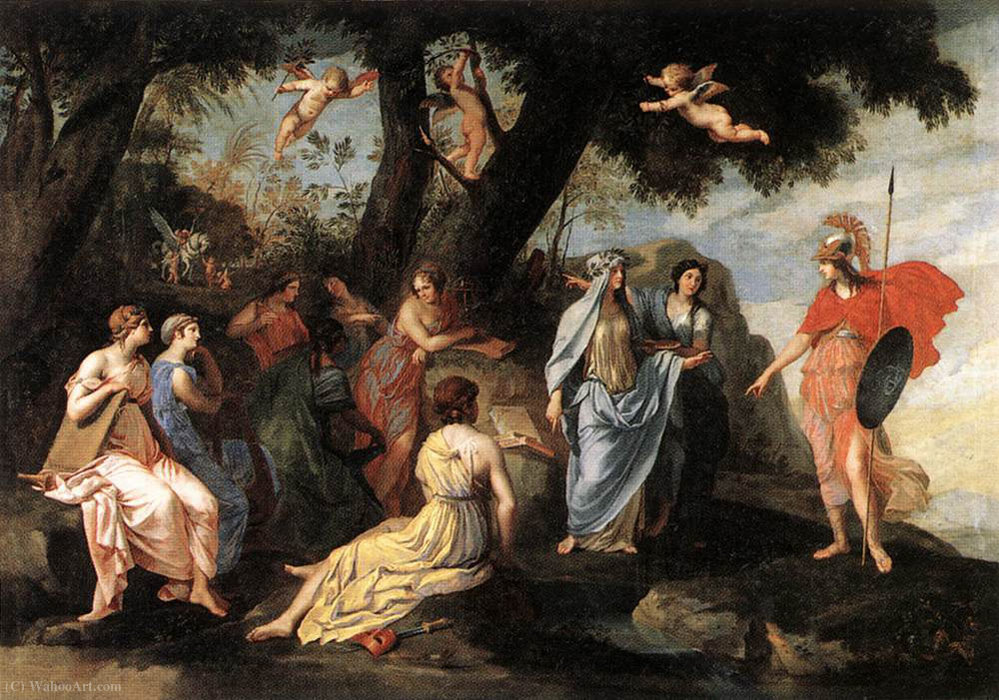 Minerva And The Muses — Jacques De Stella