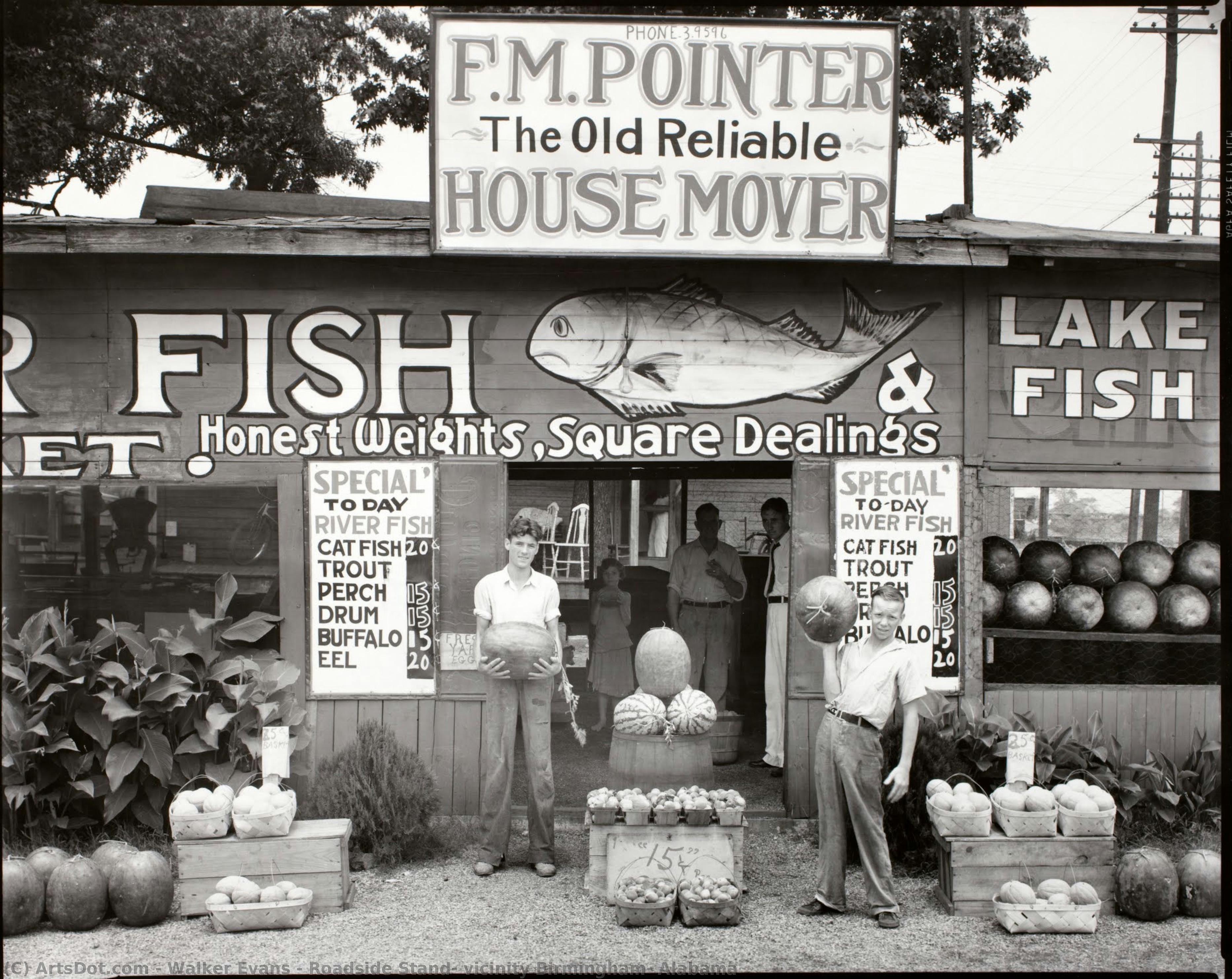 Roadside Stand, Vicinity Birmingham, Alabama — Walker Evans