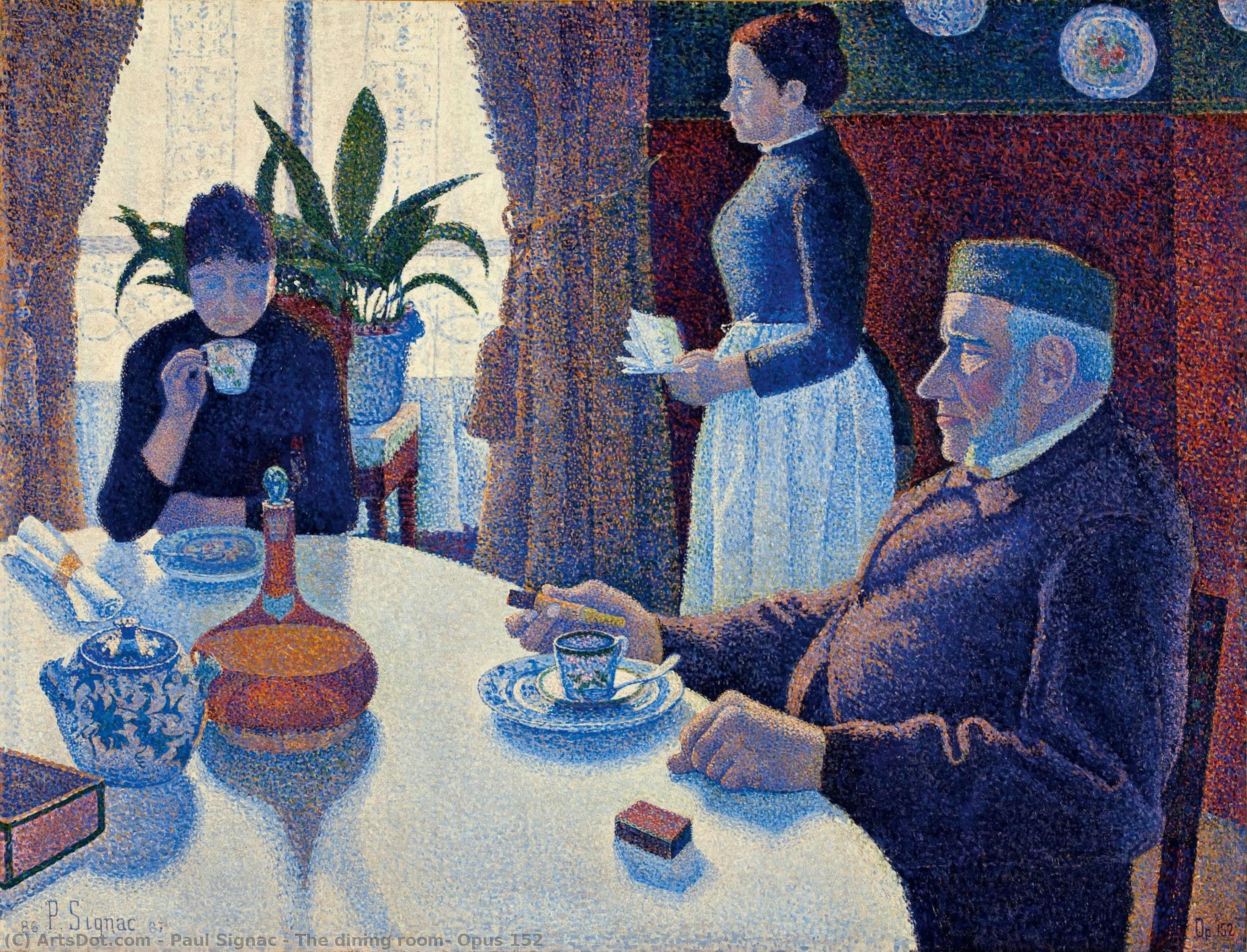 Das Esszimmer, Opus 152 — Paul Signac