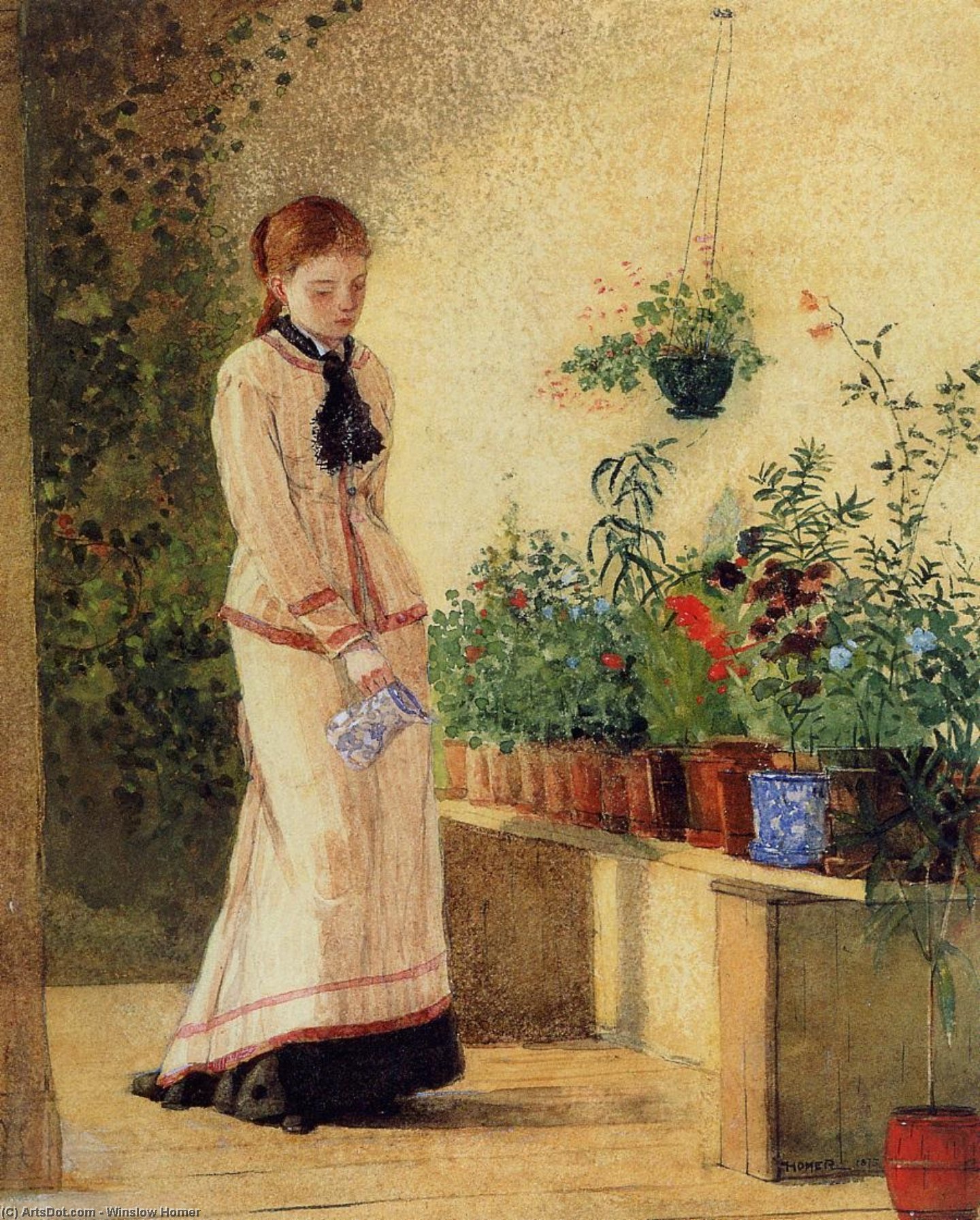 Pigen Vandes Vand — Winslow Homer