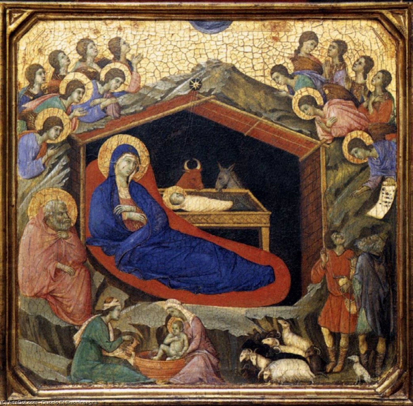 Născerea — Duccio Di Buoninsegna