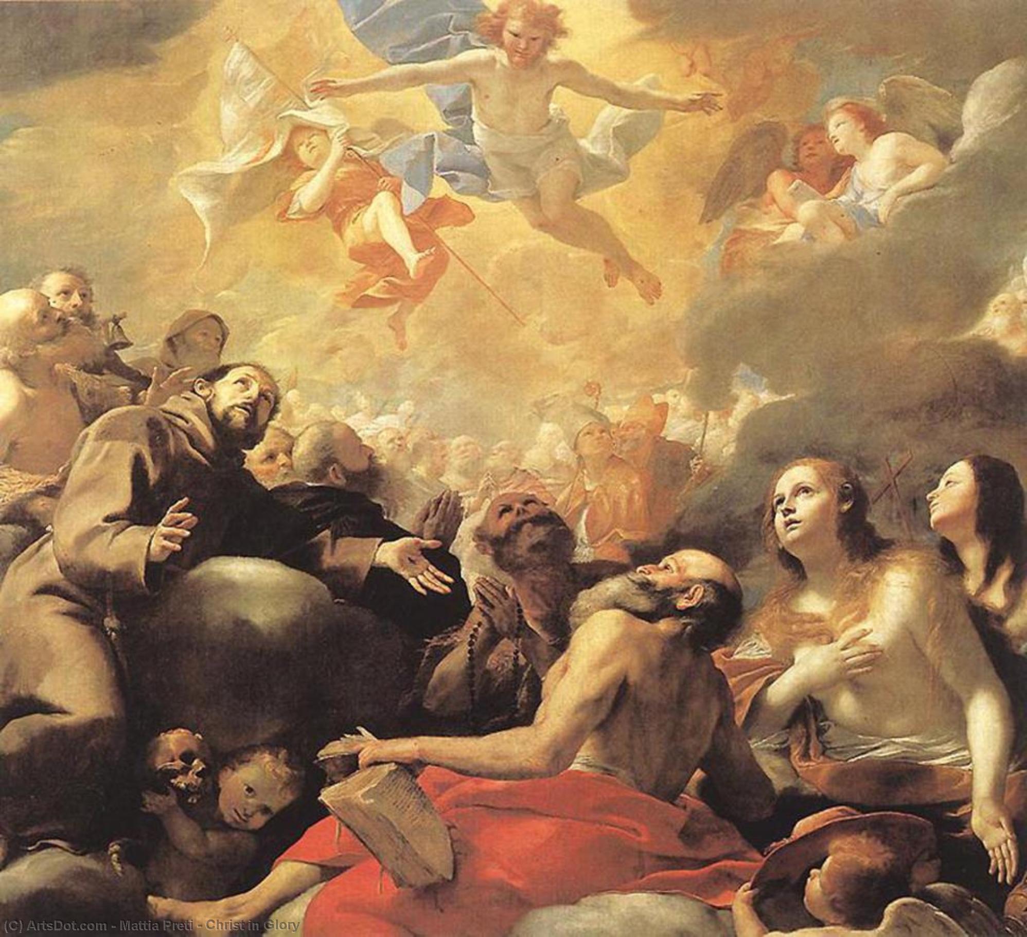 Christ In Glory — マッティア・プレティ