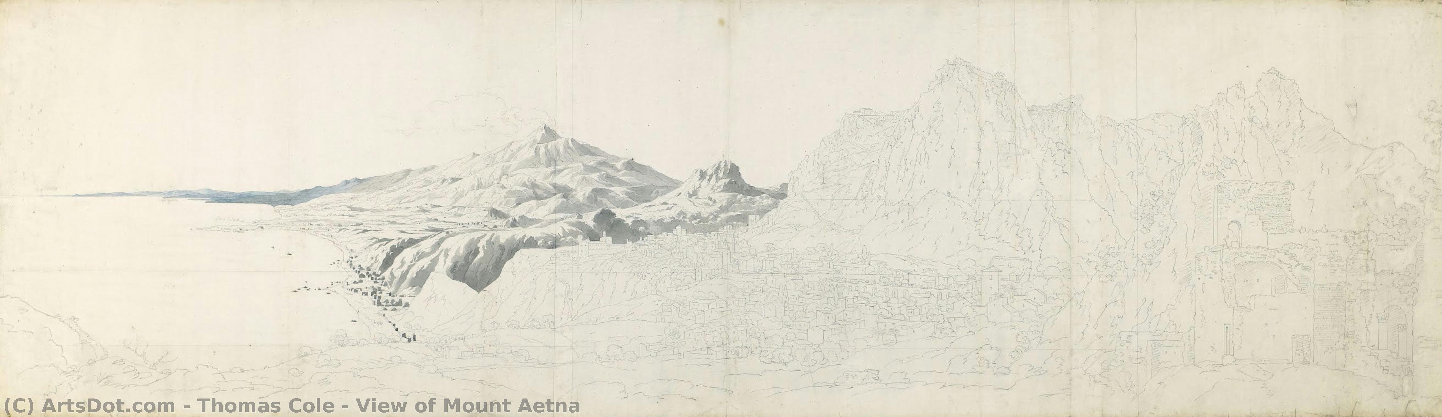 Etna Dağı Görüşü — Thomas Cole