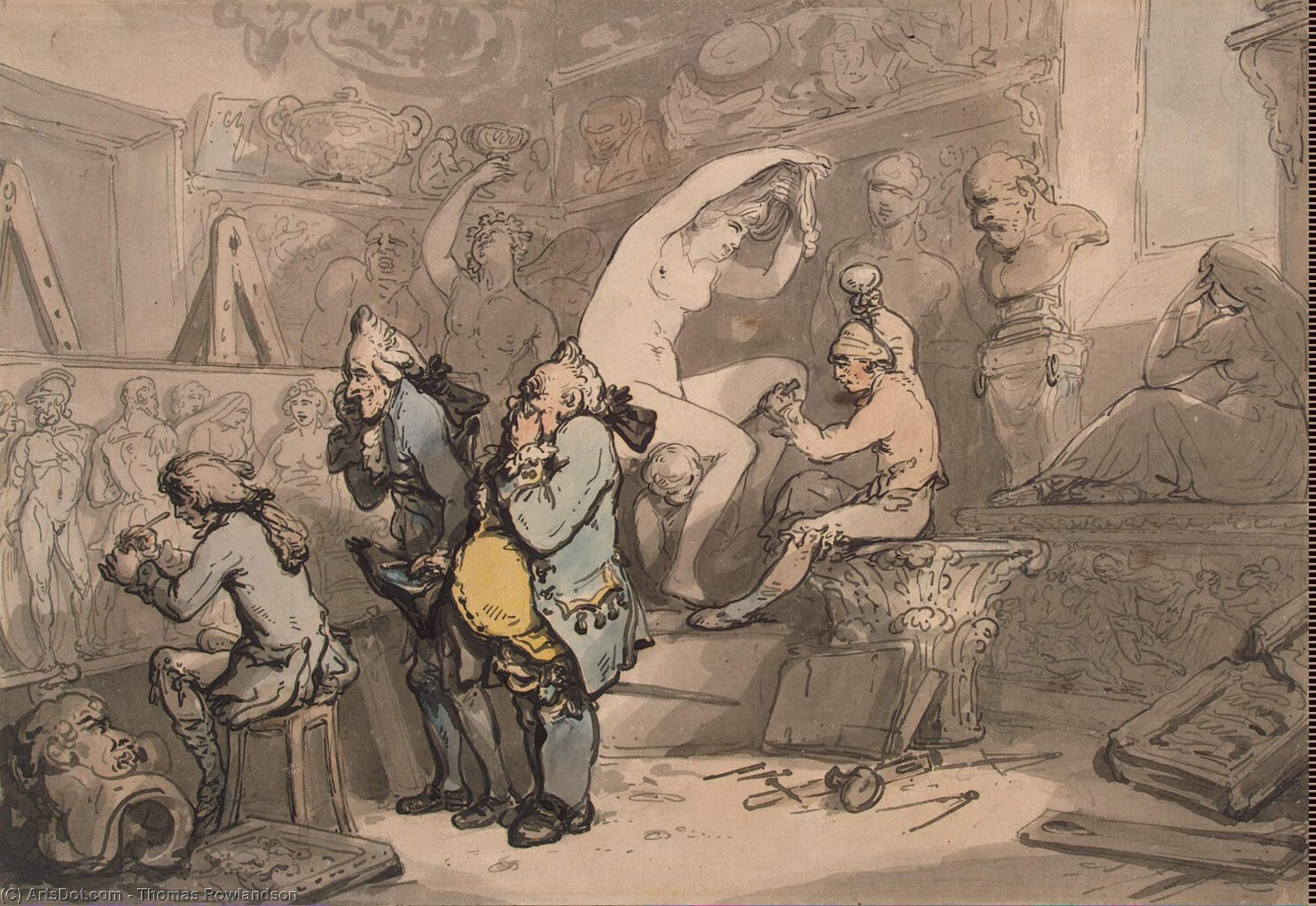 Bildhauerwerkstatt — Thomas Rowlandson