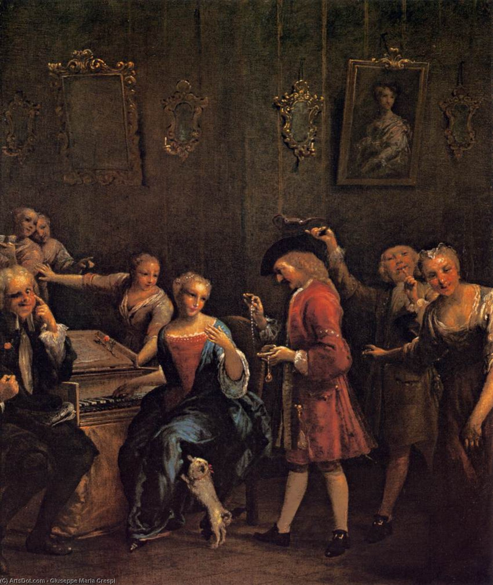 The Courted Singer — Giuseppe Maria Crespi