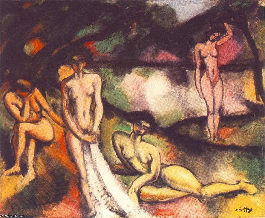 Composition With Nudes — Ödön Márffy
