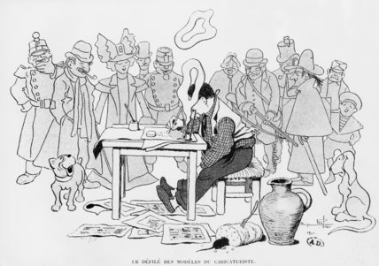Self Portrait At Work — Benjamin Rabier