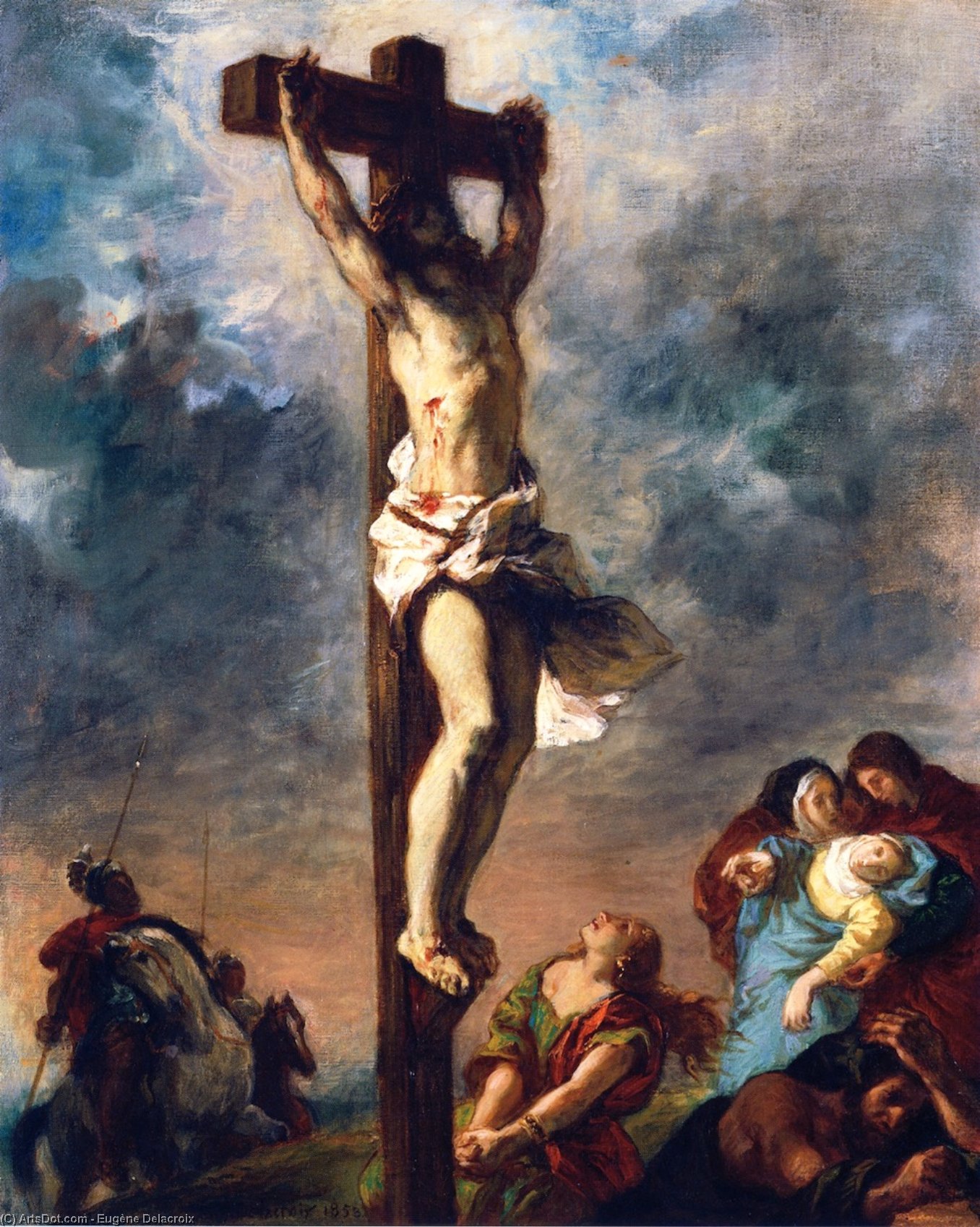 Çaprazdaki İsa — Eugène Delacroix