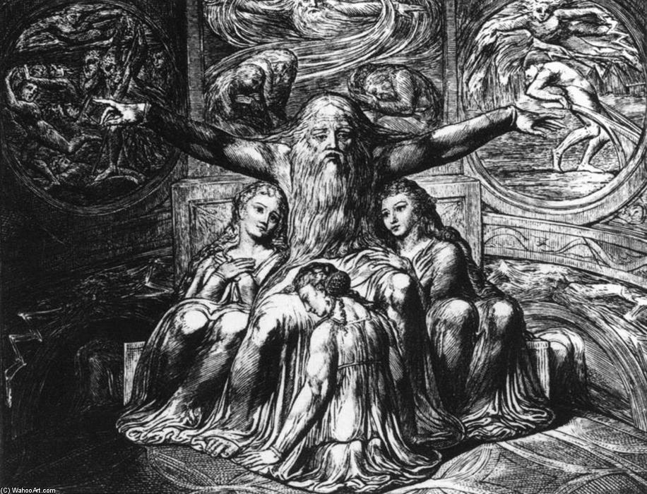 Job E Le Sue Figlie — William Blake