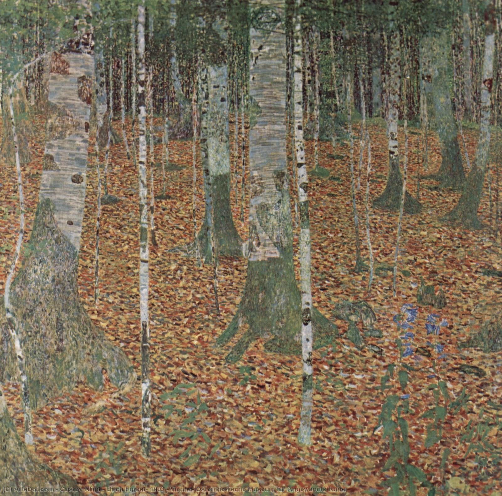 Birch Forest, 1903 - Vienna, Osterreichische Museum Für Angewandte Kunst — Gustav Klimt