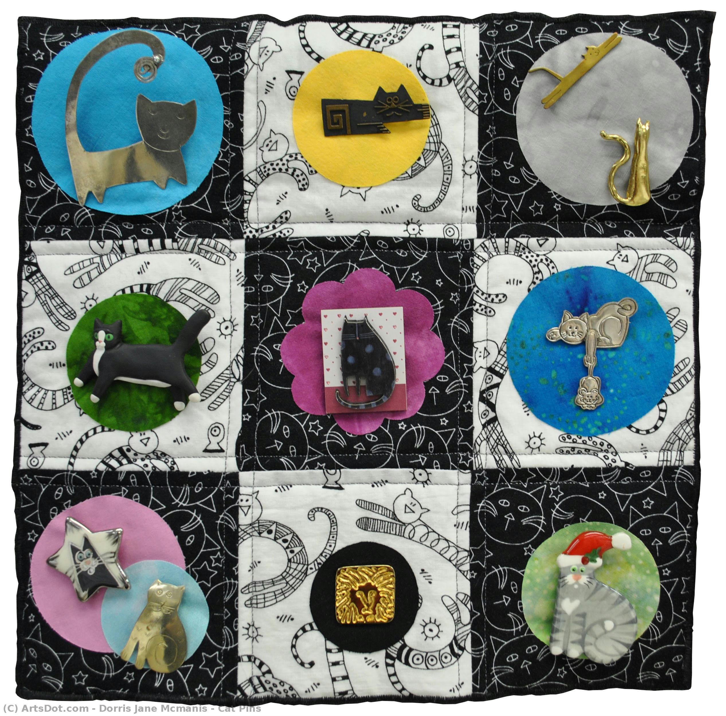 Cat Pins — Dorris Jane Mcmanis