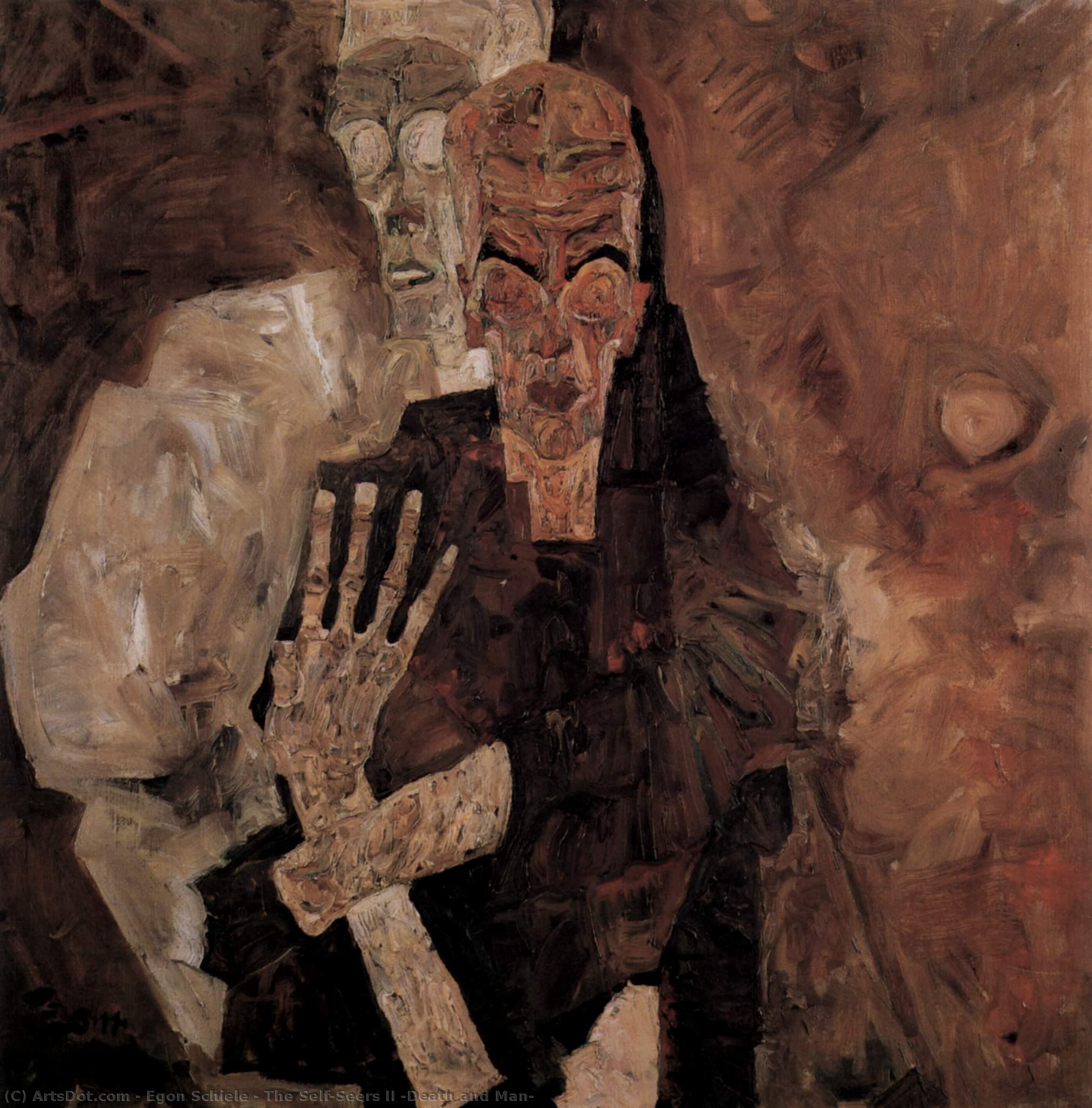 Selvsererne Ii (død Og Mand) — Egon Schiele