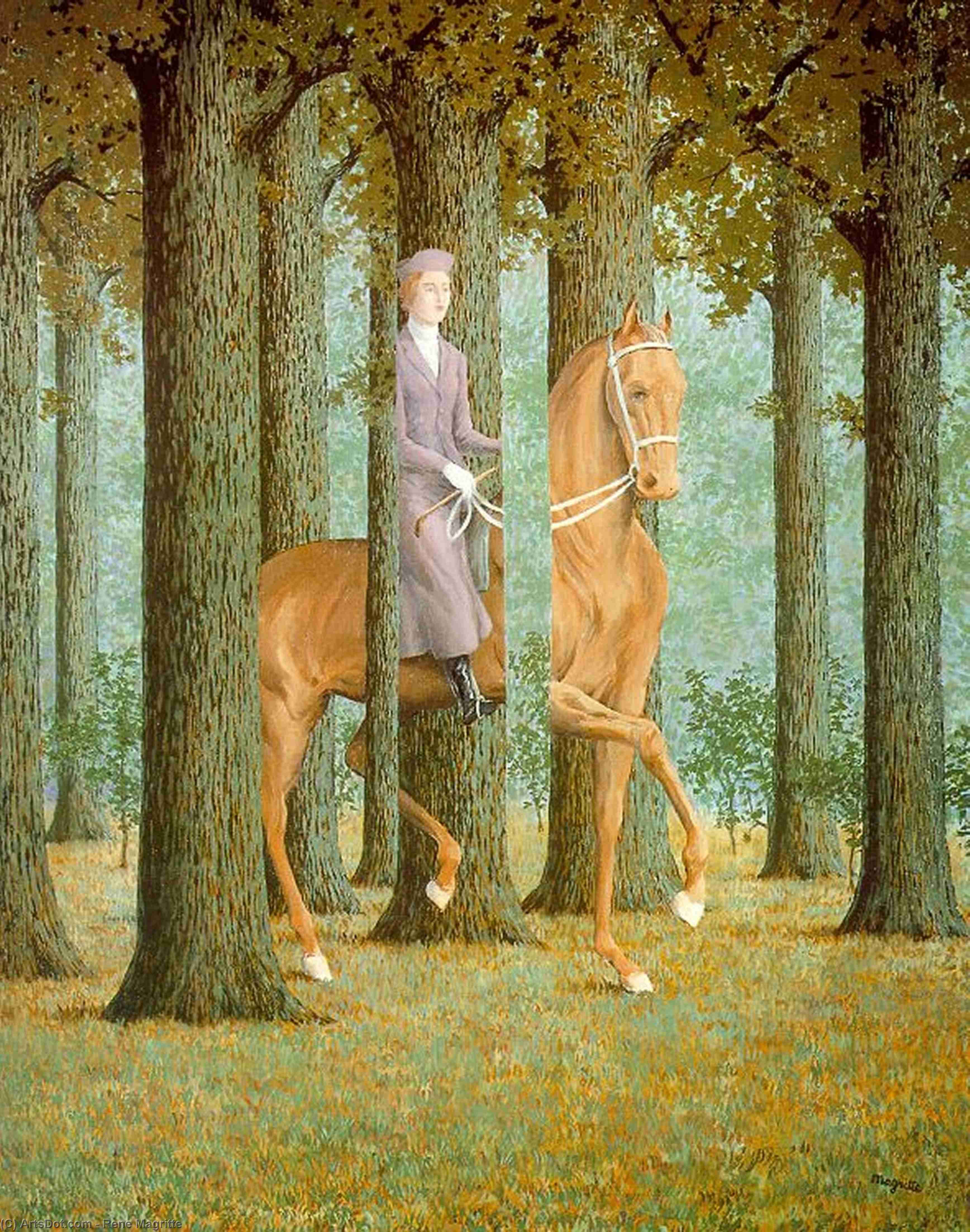 The Blank Check — René Magritte