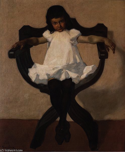 Portrait Lorli — Albin Egger Lienz