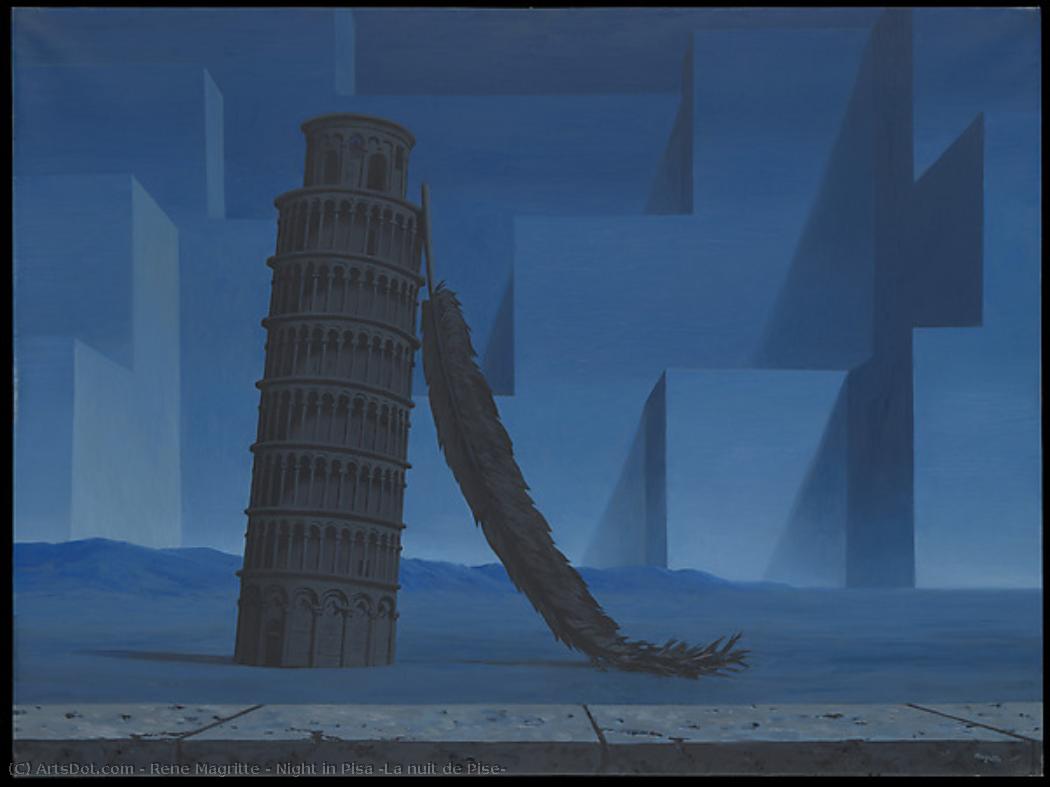 Night In Pisa (la Nuit De Pise) — René Magritte