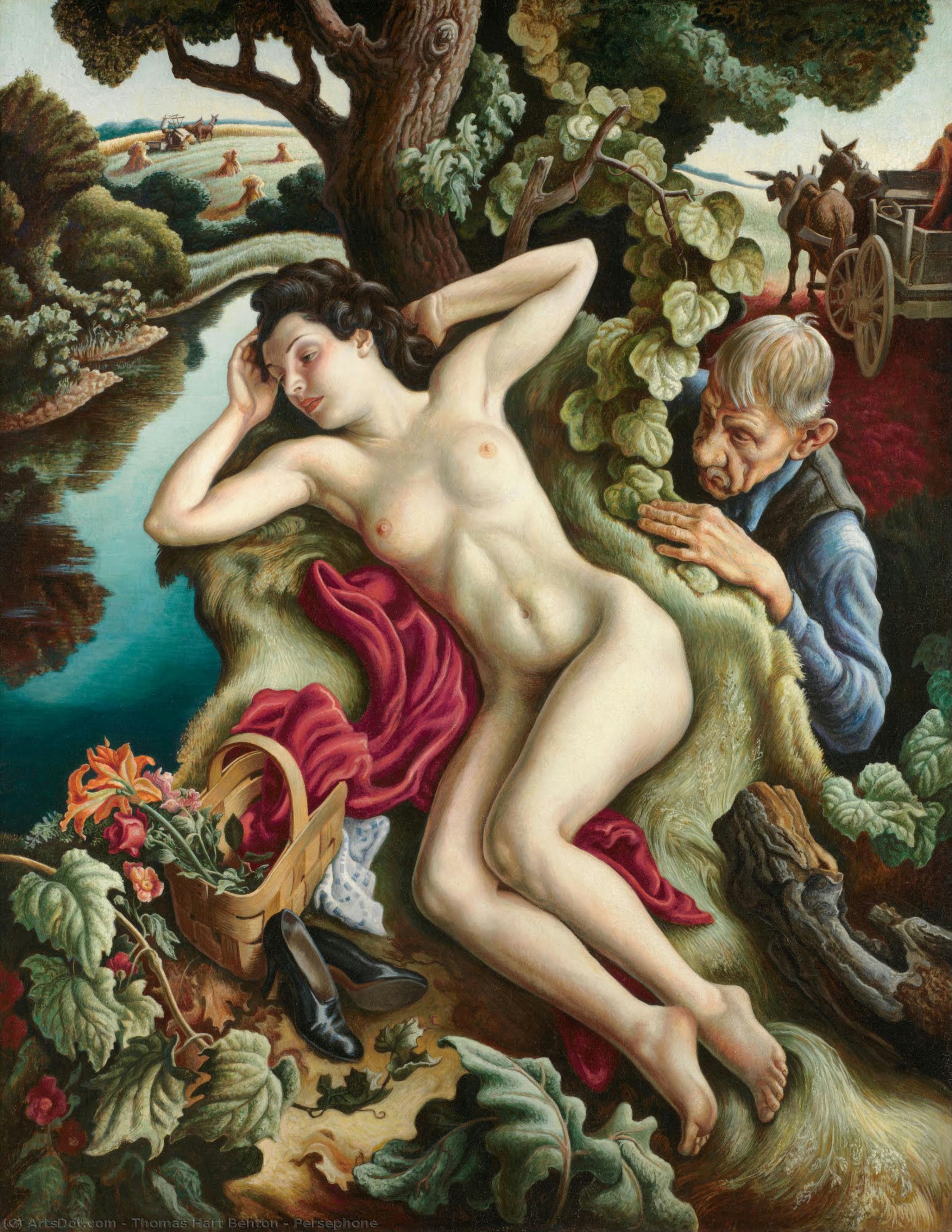Perséfone — Thomas Hart Benton