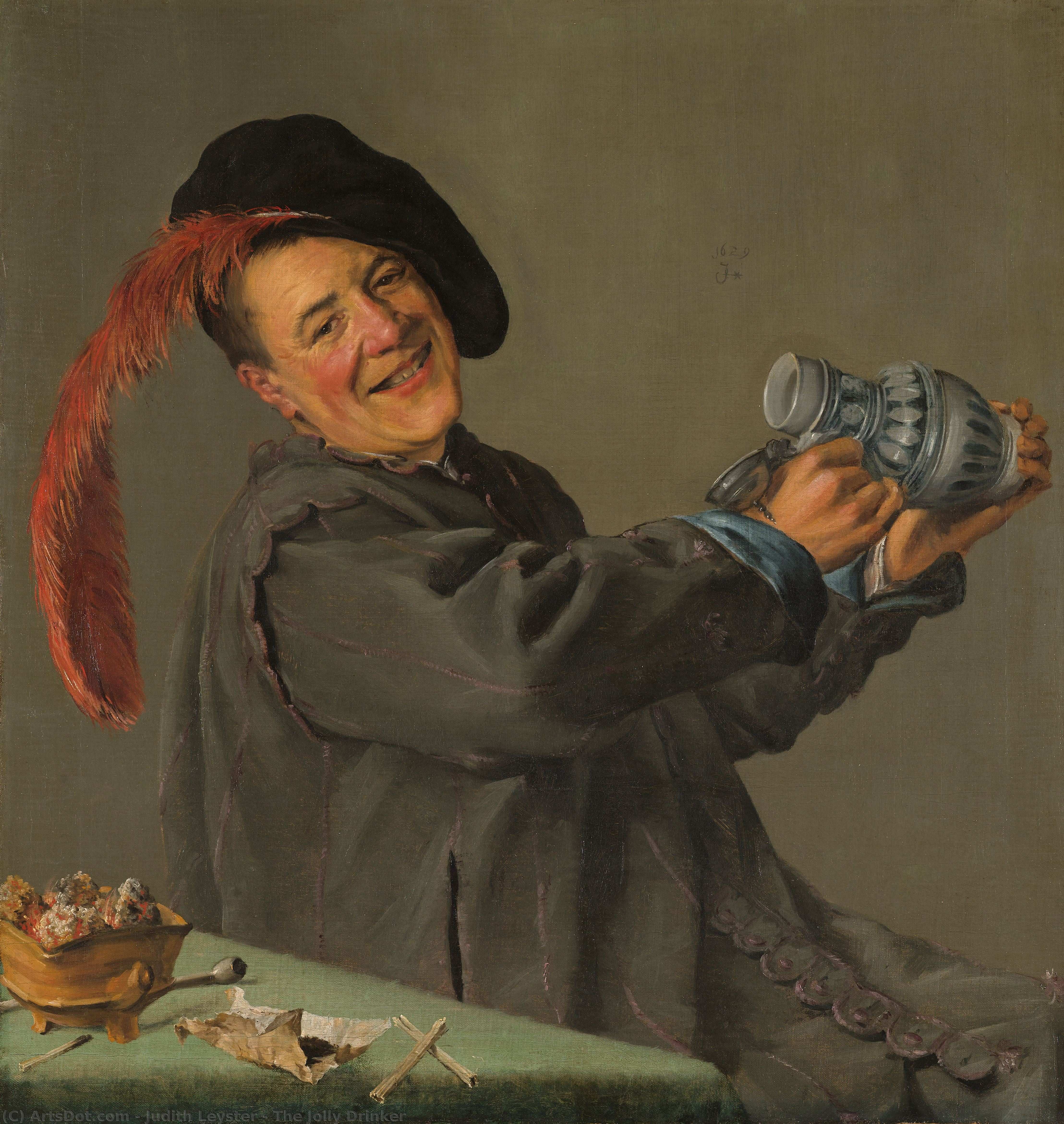 The Jolly Drinker — Judith Leyster