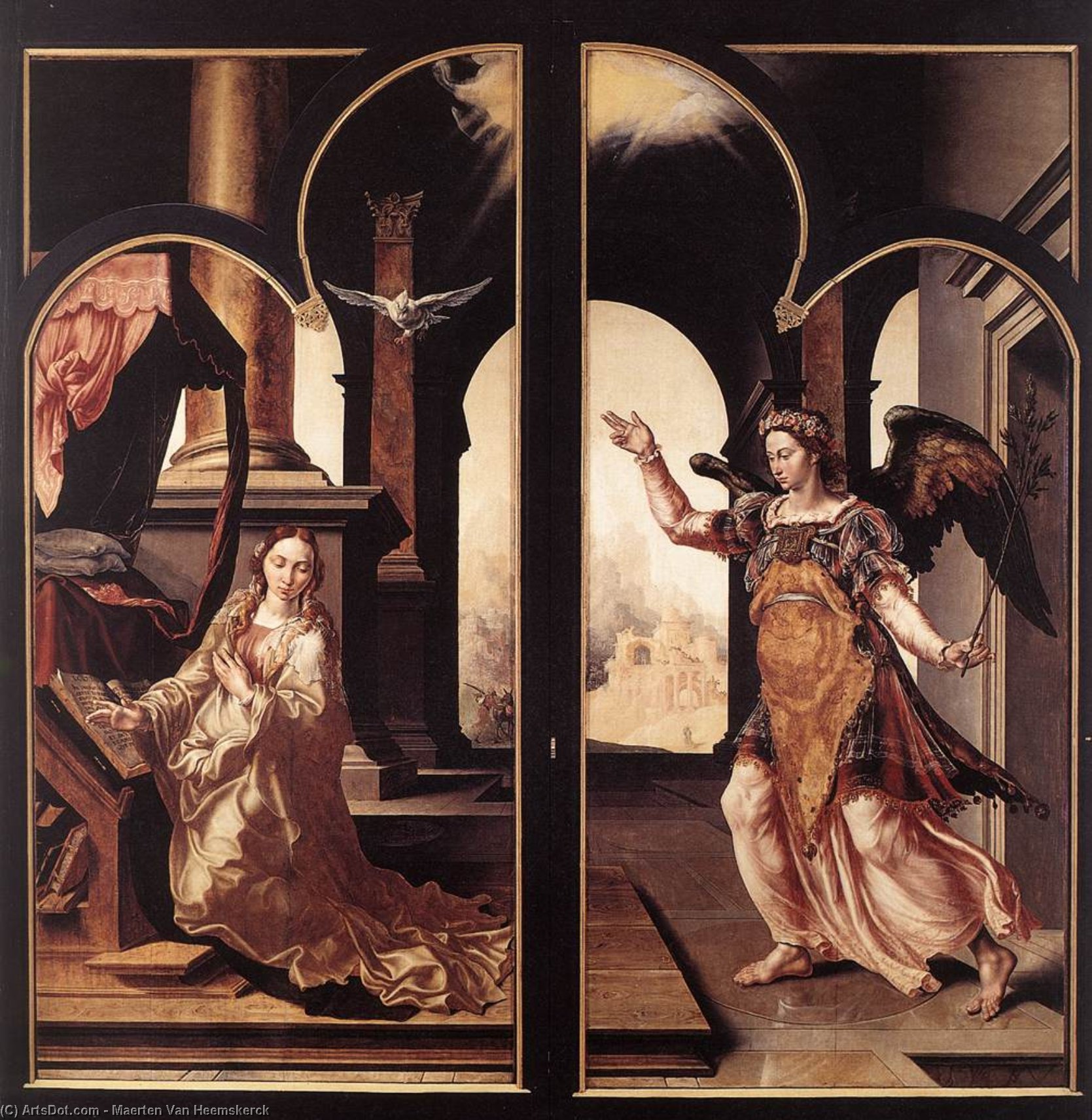 Annunciation — Maerten Van Heemskerck
