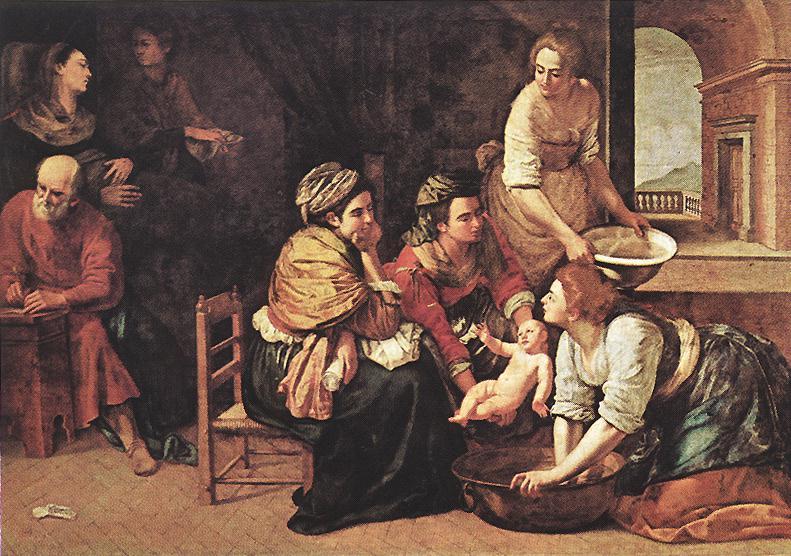 Birth Of St John The Baptist — Artemisia Gentileschi