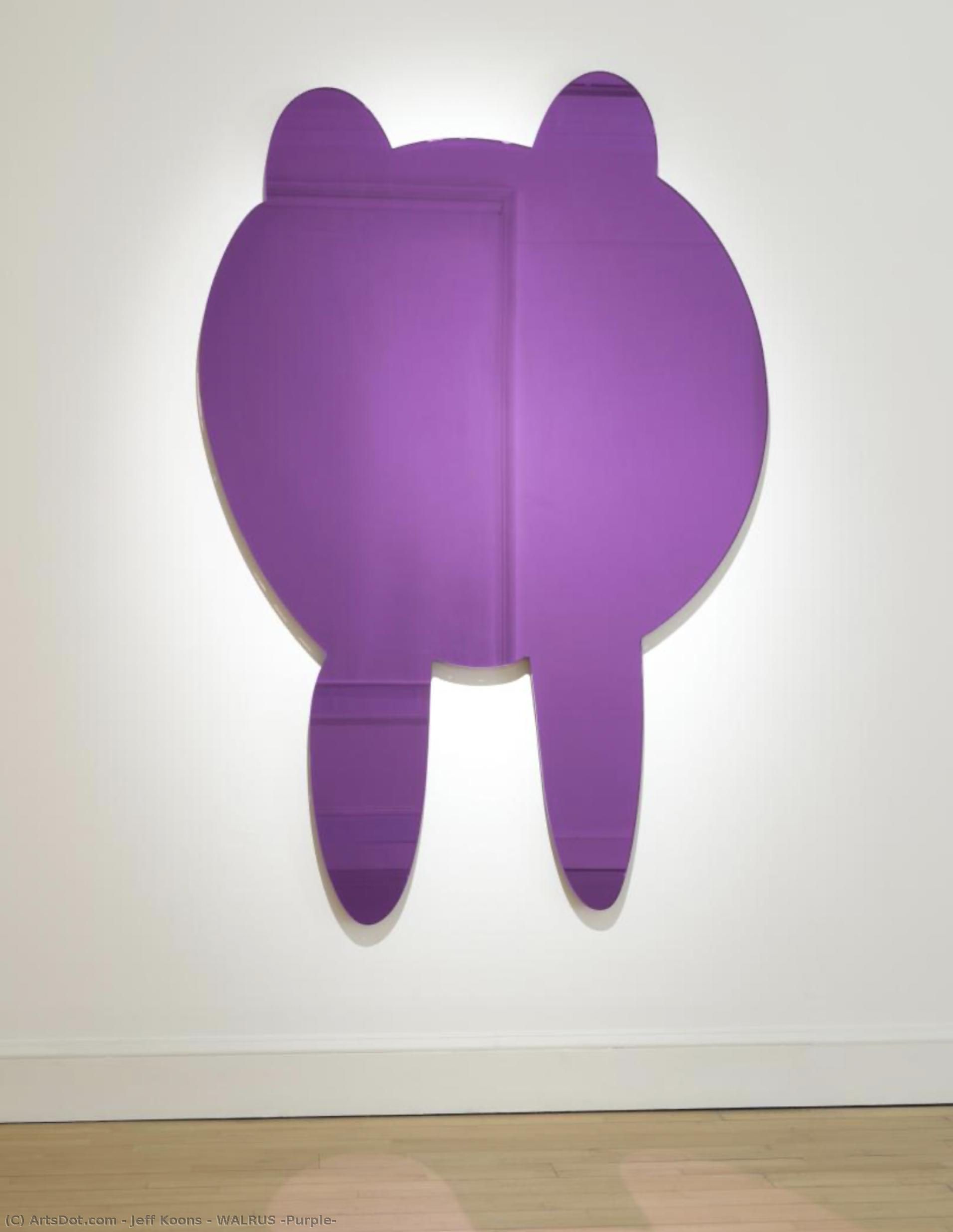 Walrus (purple) — Jeff Koons