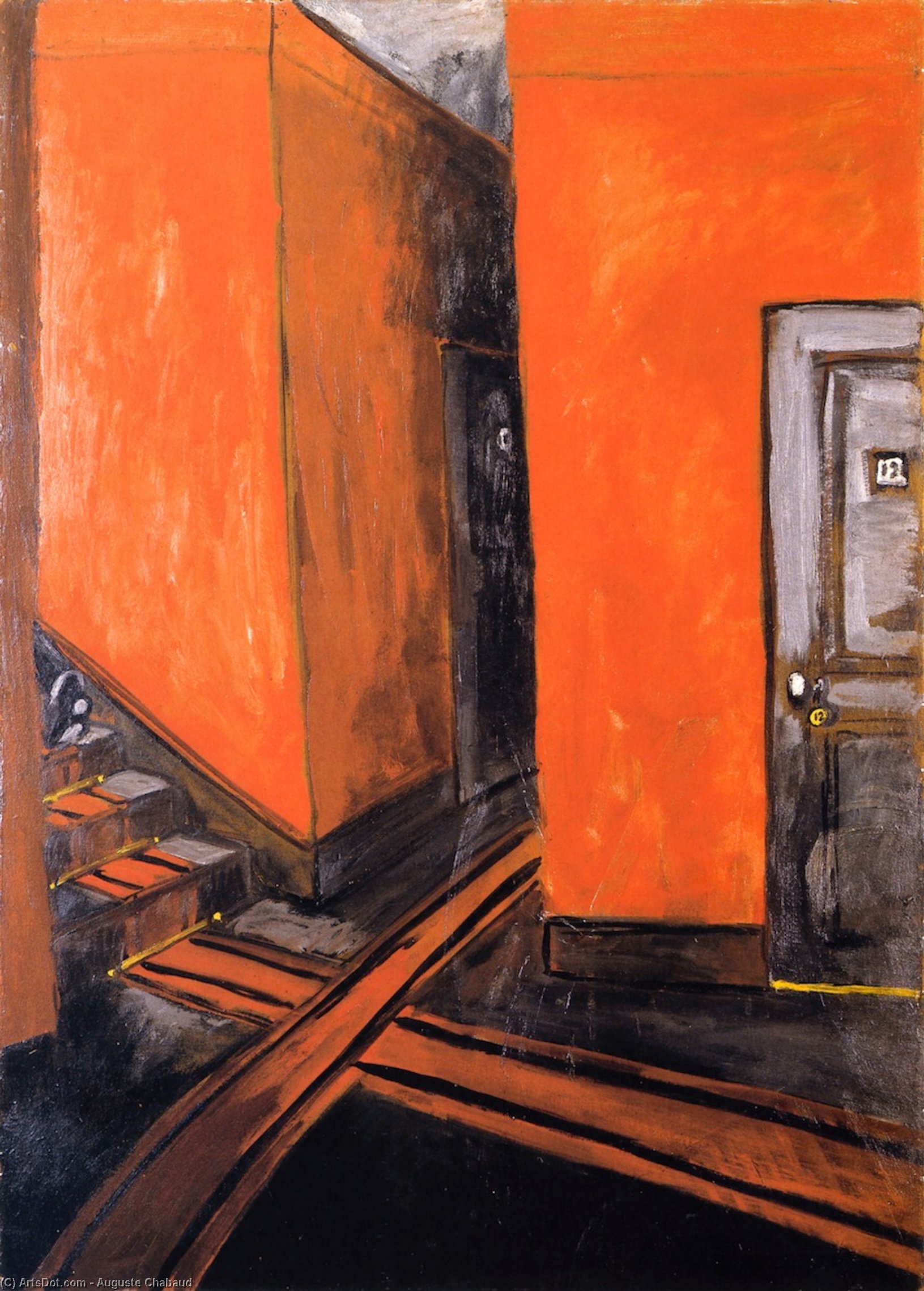 Hotel Corridor — Auguste Chabaud