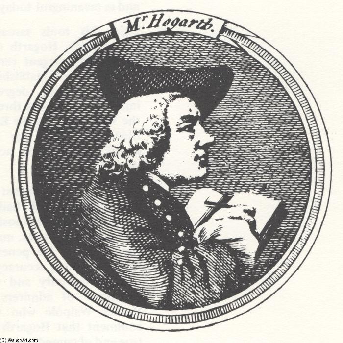 Selbstbildnis (vom Calais-tor) — William Hogarth