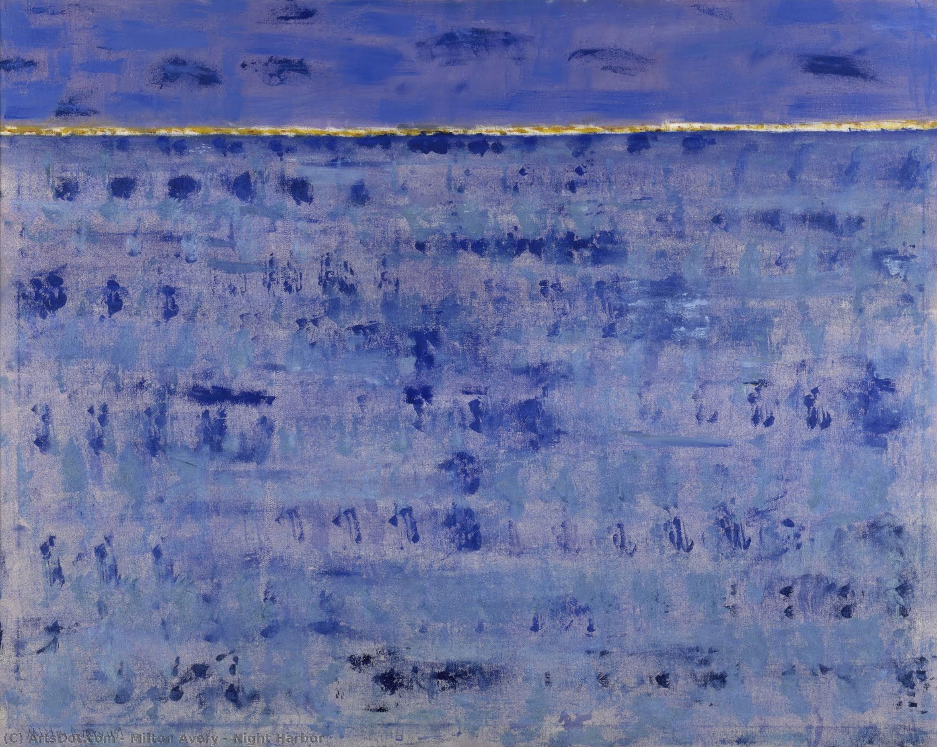 Night Harbor — Milton Avery