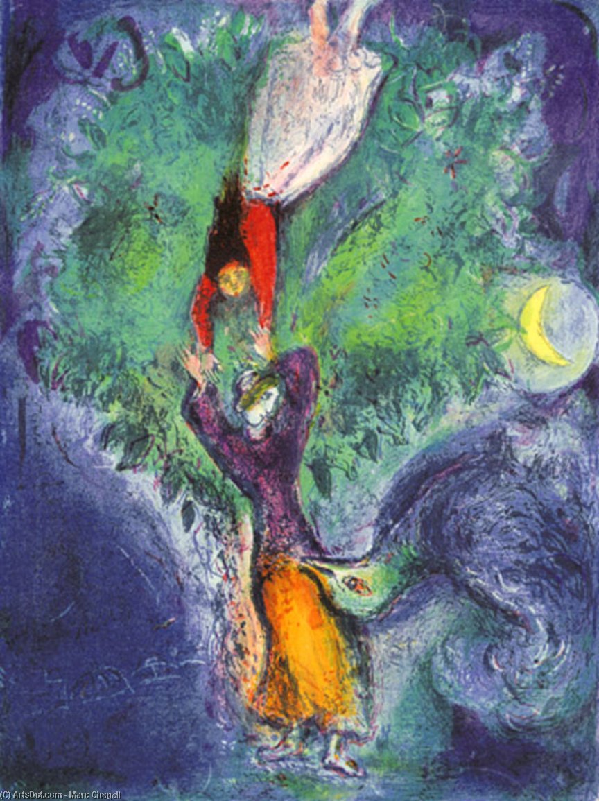 Scendette Dall'albero — Marc Chagall