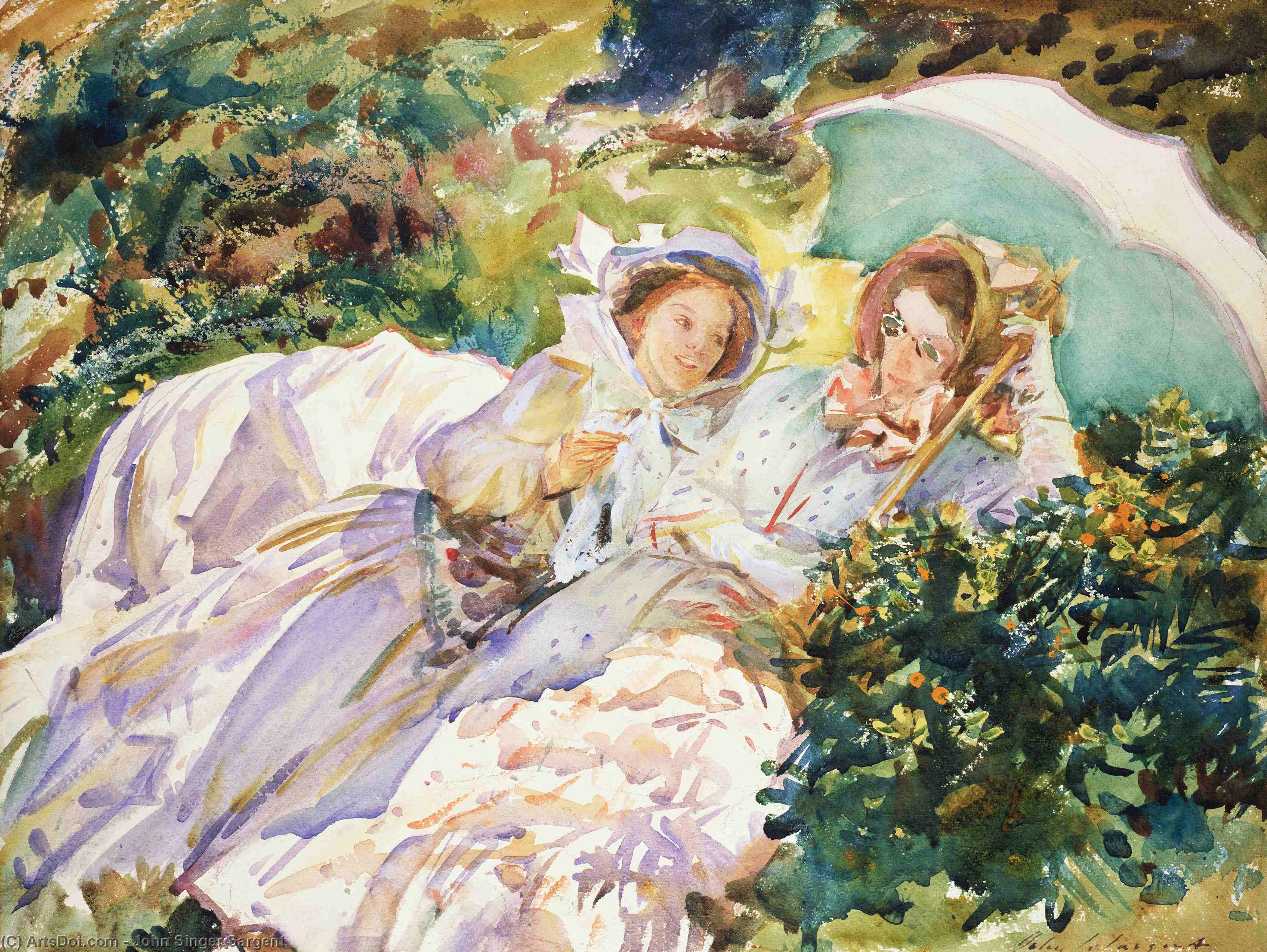 Simplon Pass. De Tease — John Singer Sargent