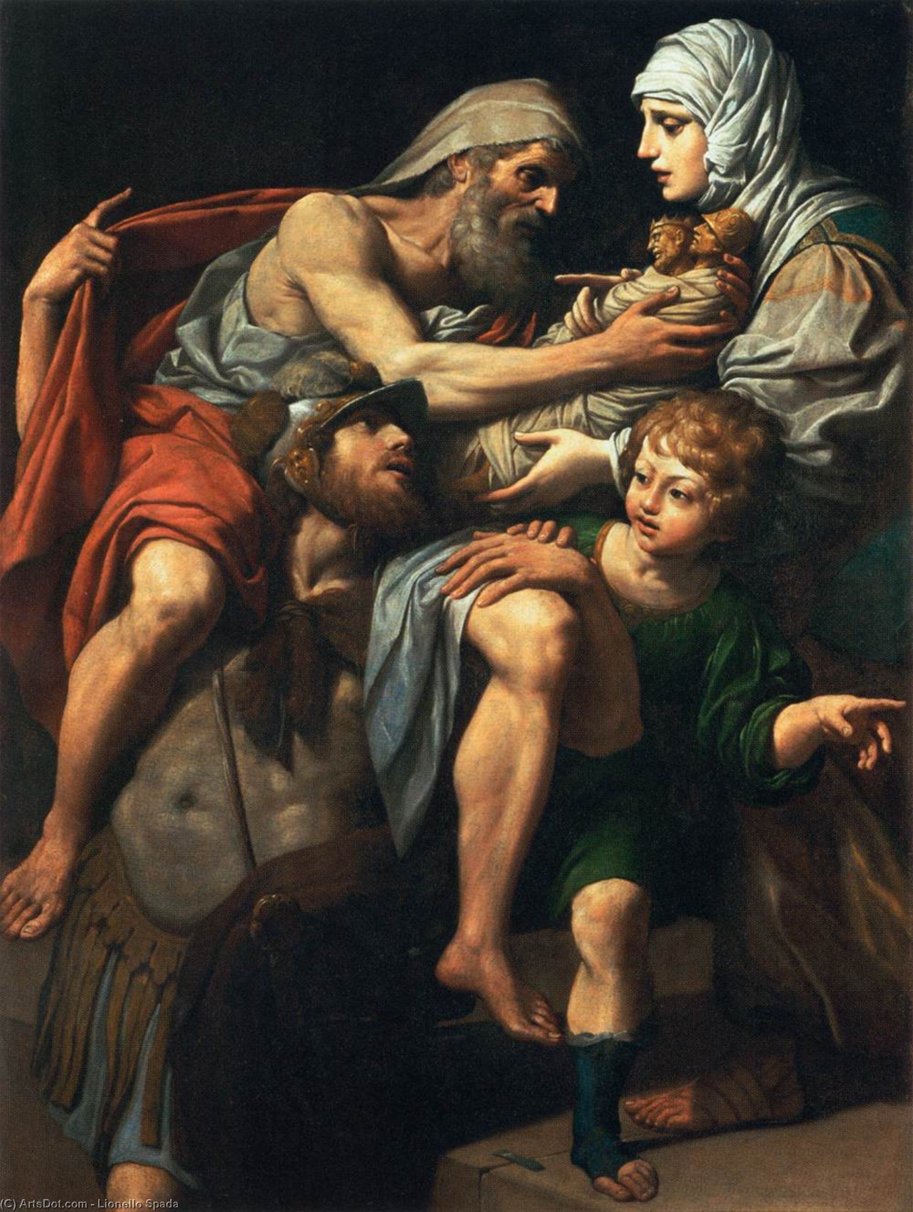 Enea E Anchise — Lionello Spada
