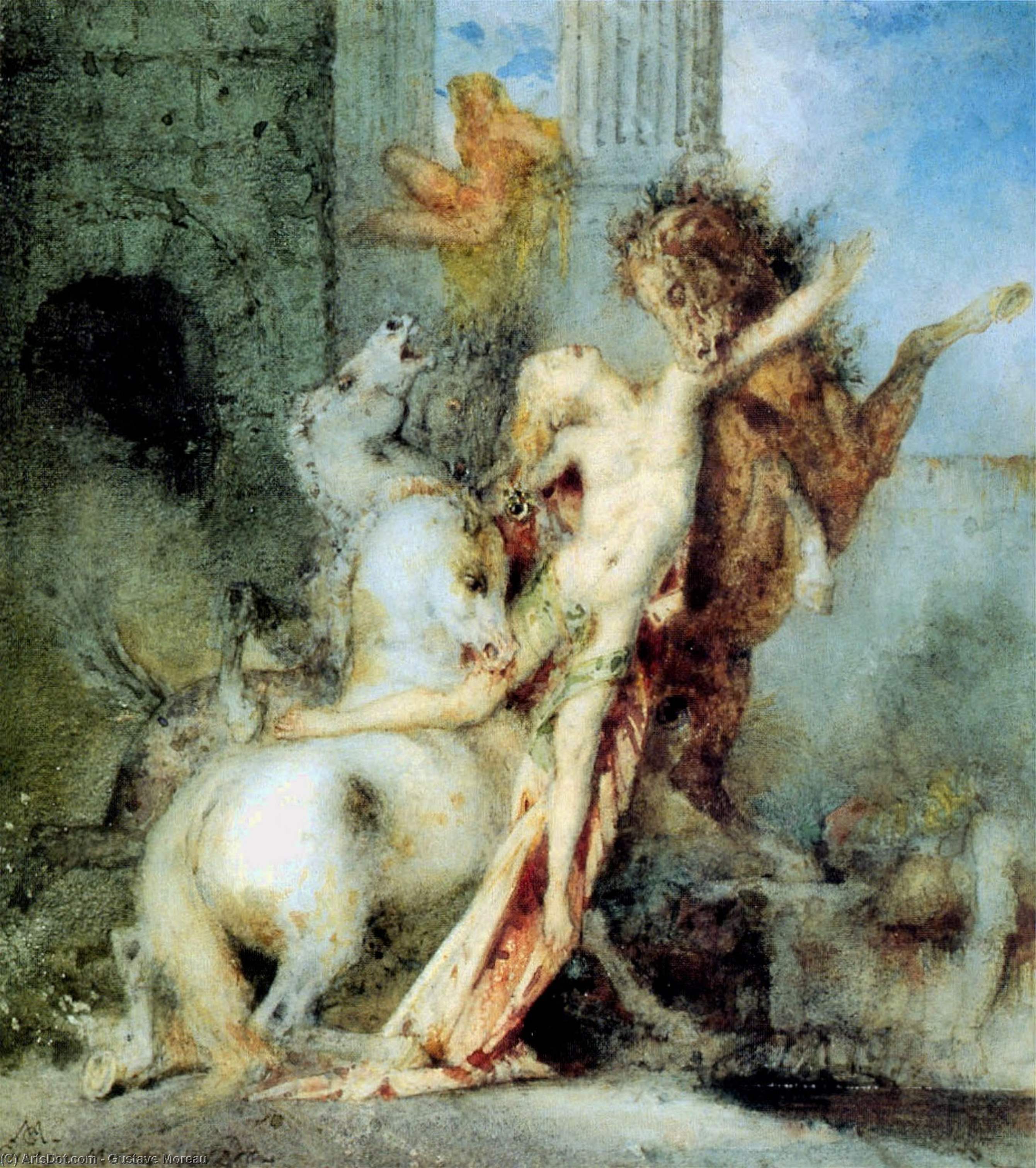 Diomedes Devoured By His Horses — Gustave Moreau