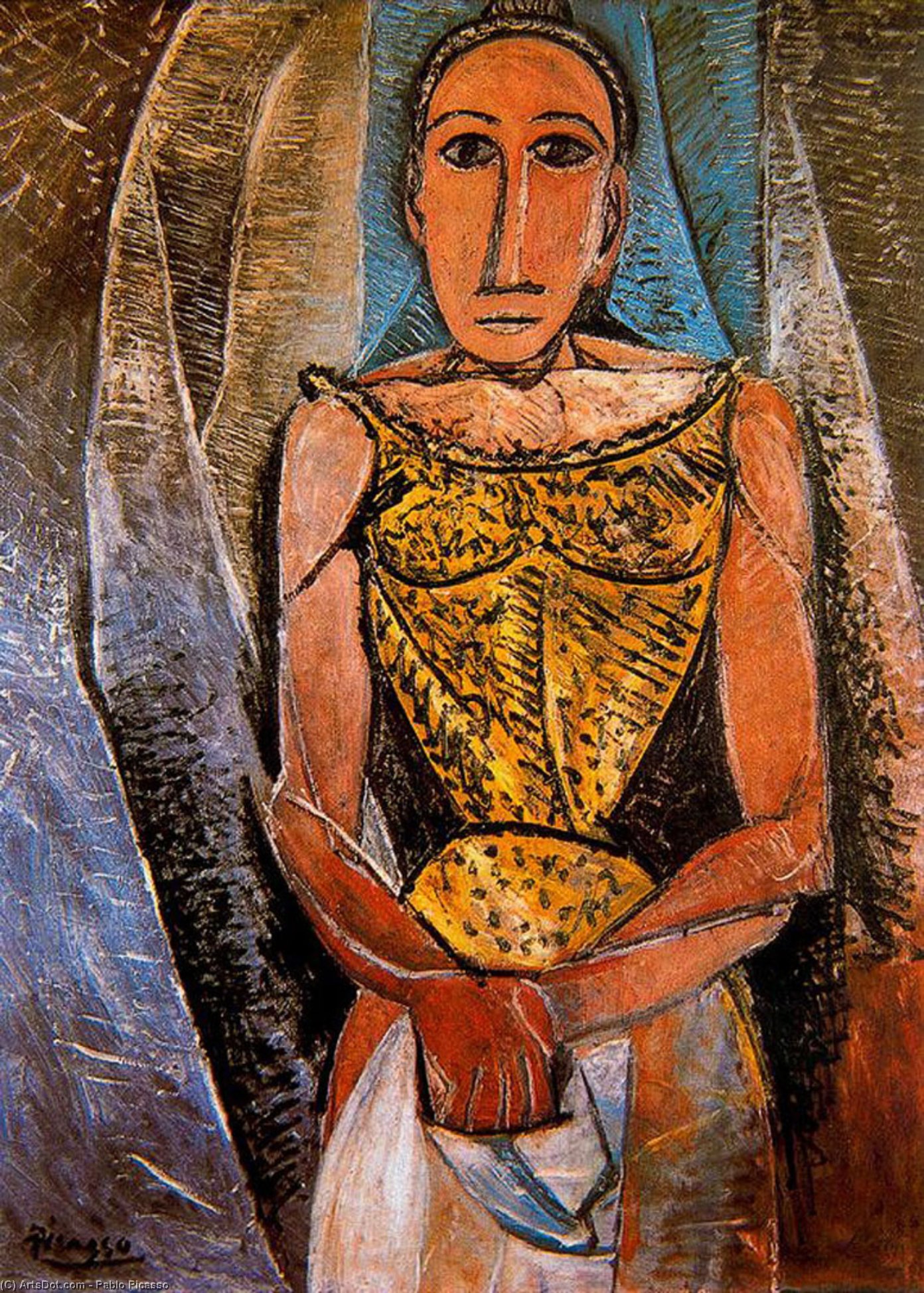 Donna Con Camicetta Gialla — Pablo Picasso