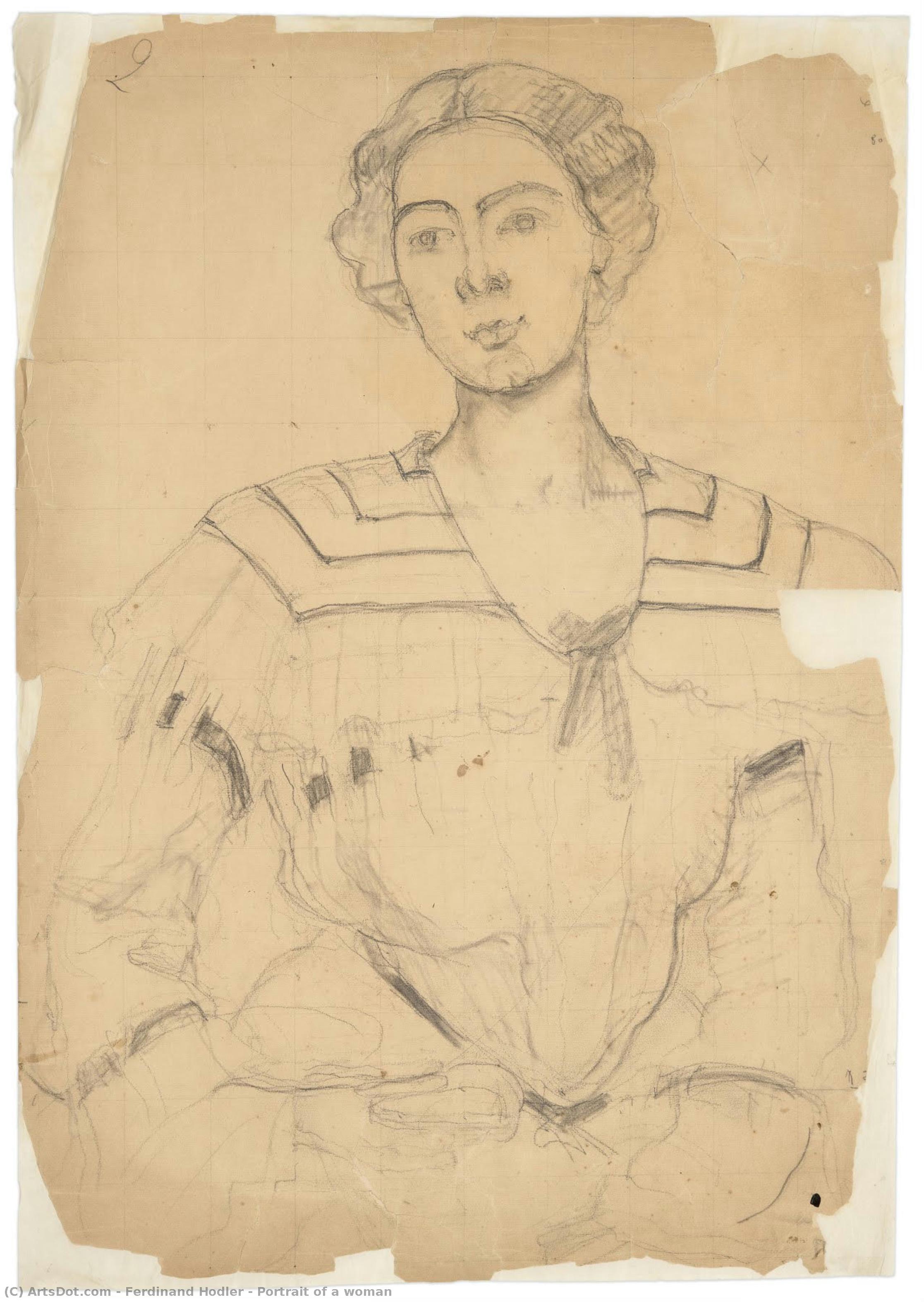Porträt Einer Frau — Ferdinand Hodler
