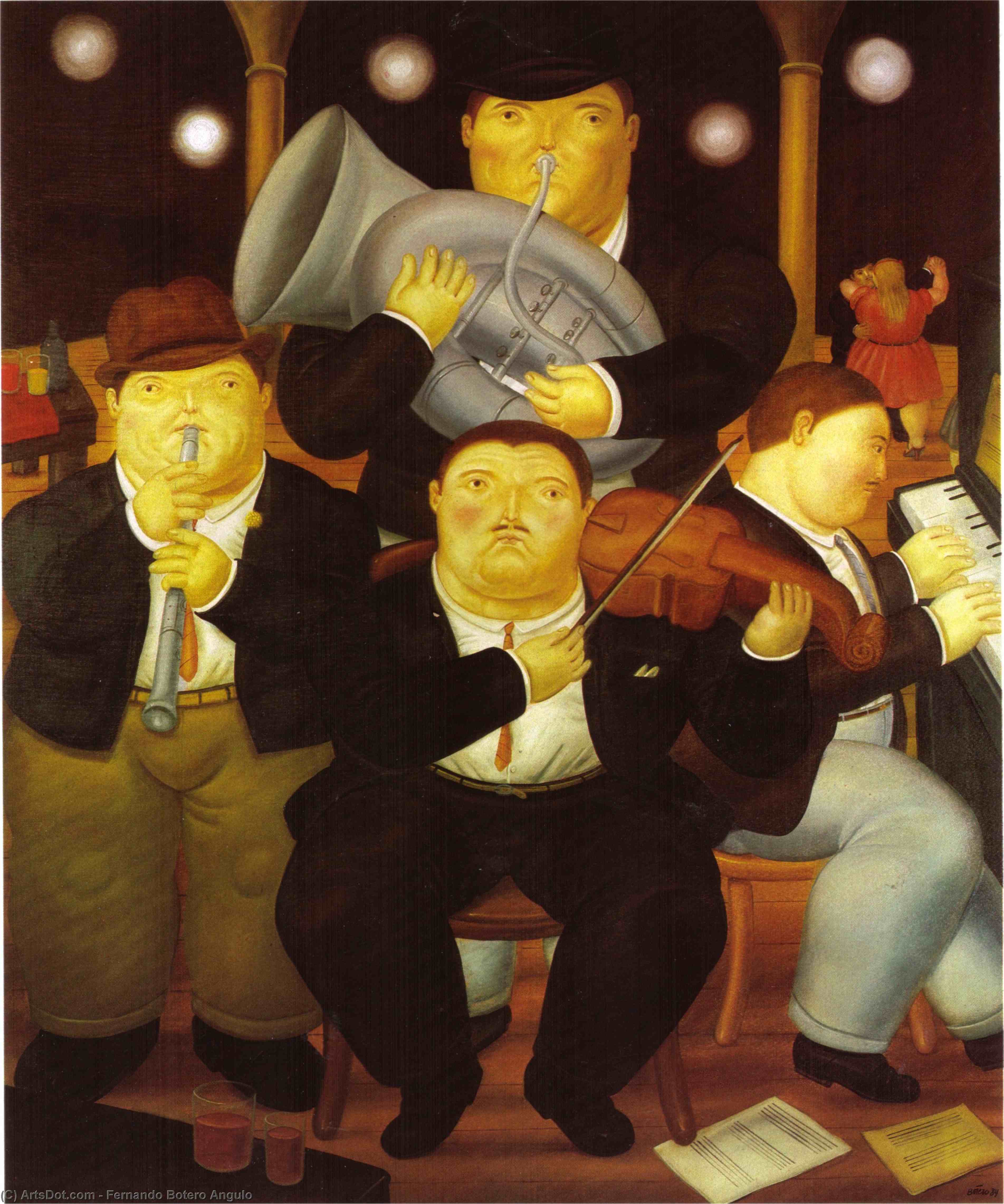 Vier Musiker — Fernando Botero