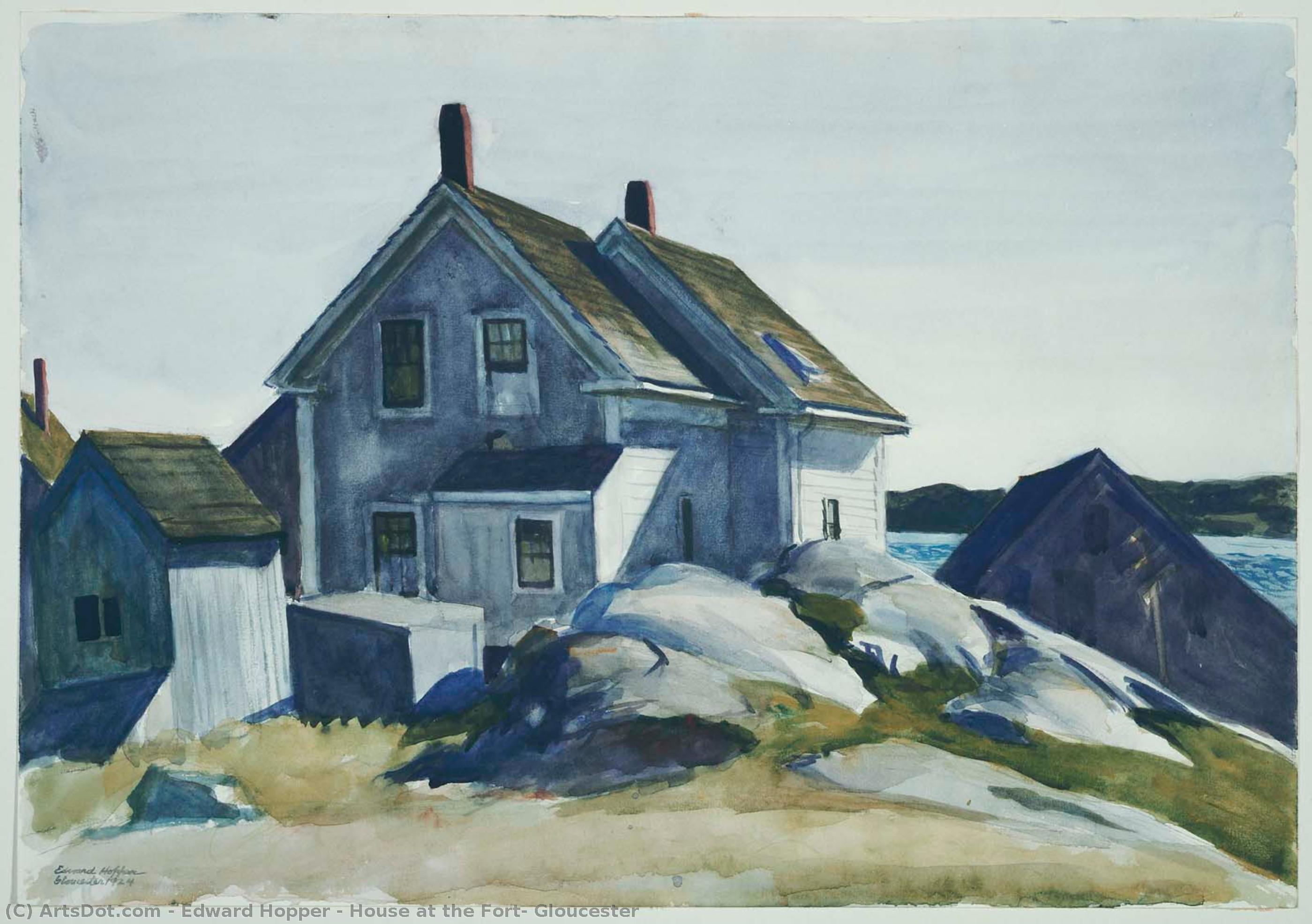 Casa Al Forte, Gloucester — Edward Hopper