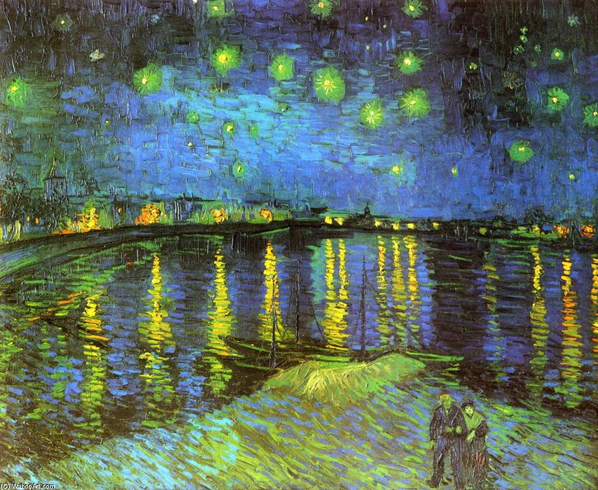 Noche Estrellada Sobre El Ródano — Vincent Willem Van Gogh