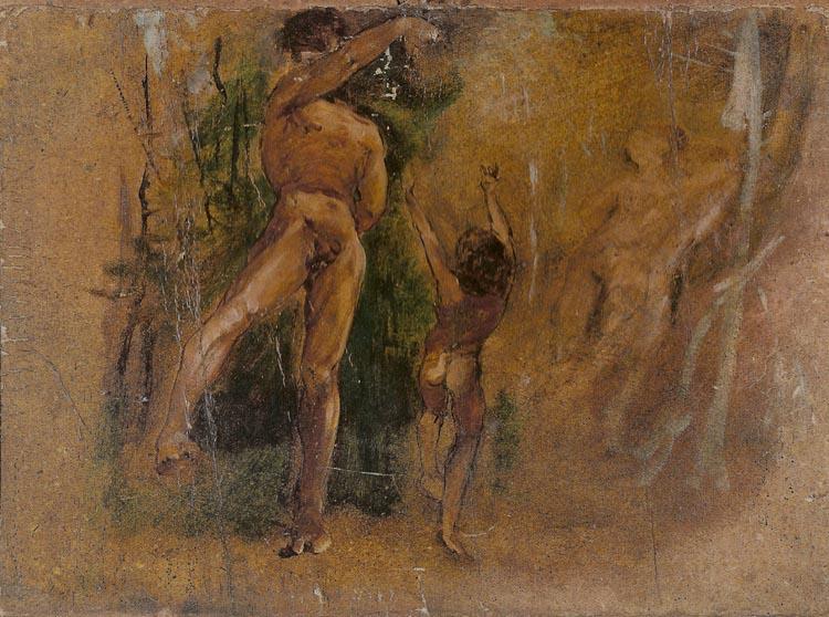 Study For The Dancing Lesson — Jacek Malczewski