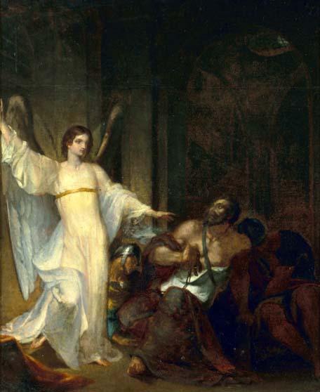Angel Releasing Saint Peter From Prison — Benjamin West