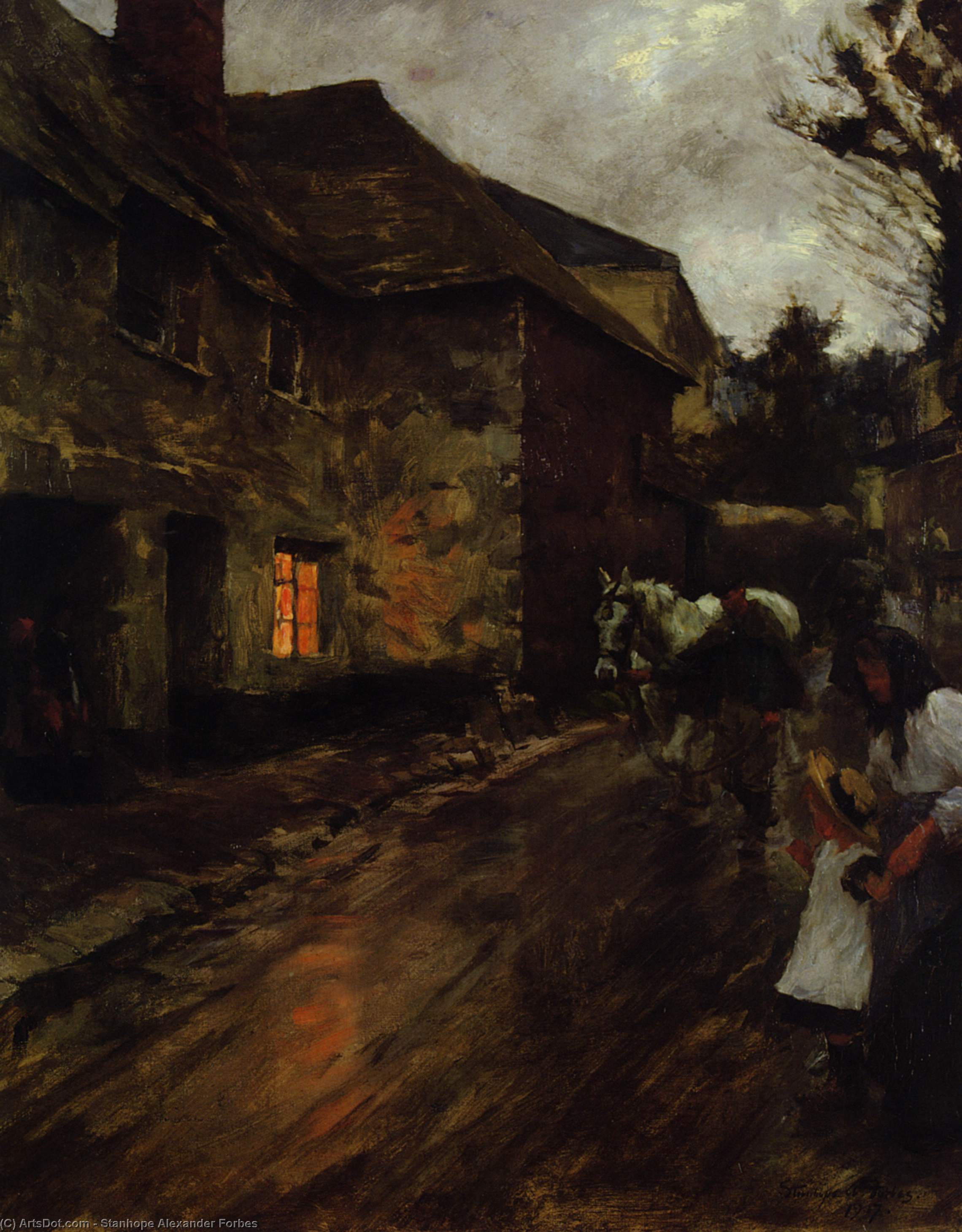 After A Days Work — Stanhope Alexander Forbes