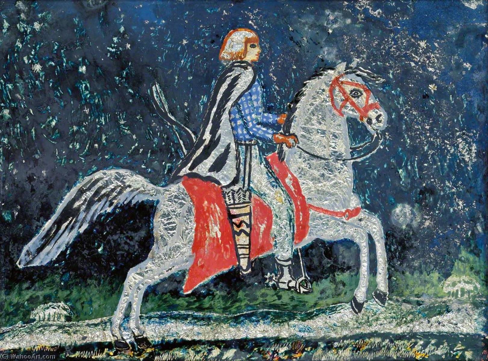Iris Tree On A Horse — დორა ქარინგტონი