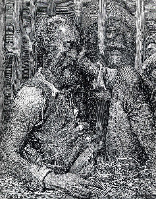 Untitled (981) - Een Studie In Schaduw En Stilte: Gustave Doré’s “prisoners’ Round” — Gustave Doré